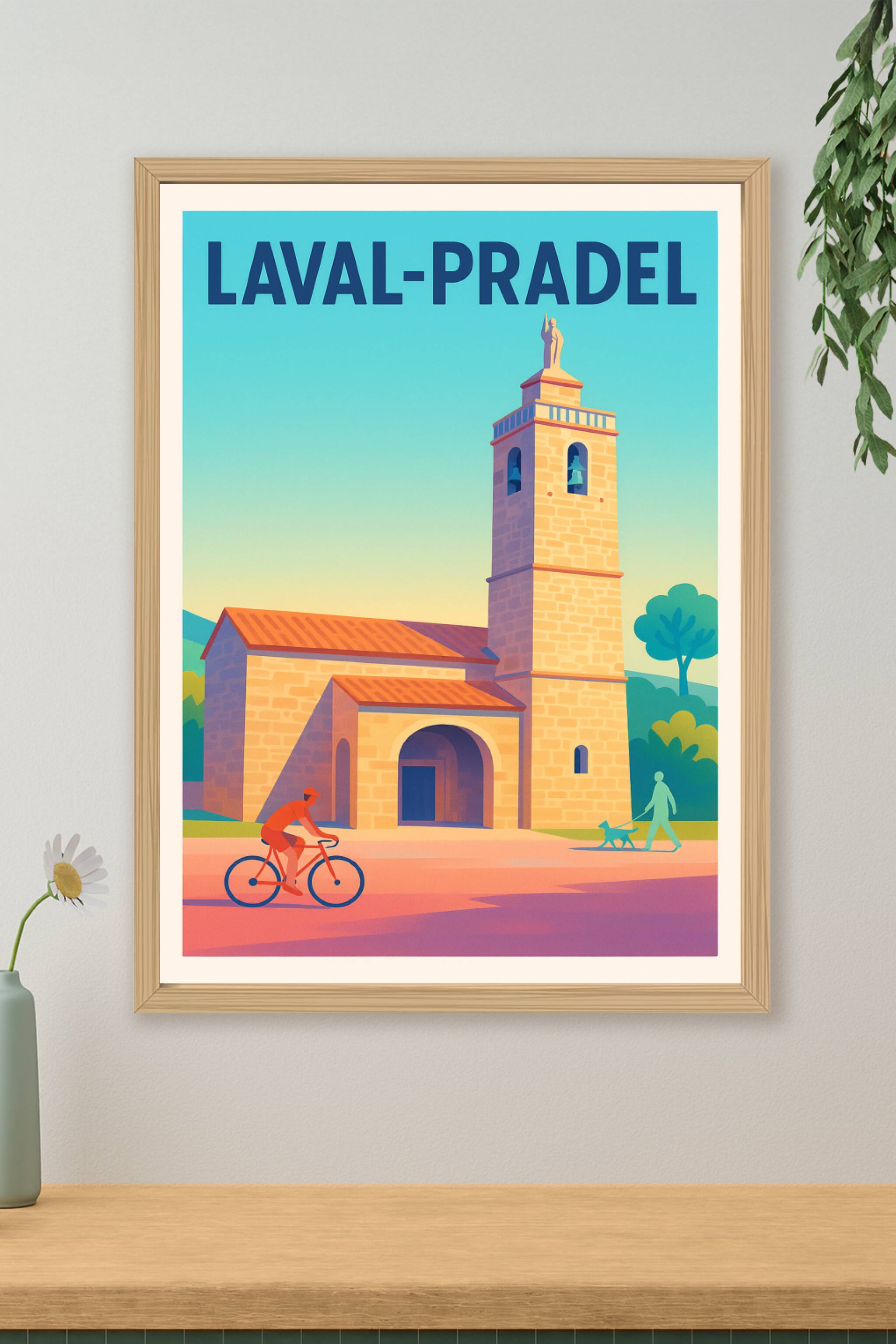 Affiche de Laval-Pradel - Charme et Sérénité Méditerranéenne