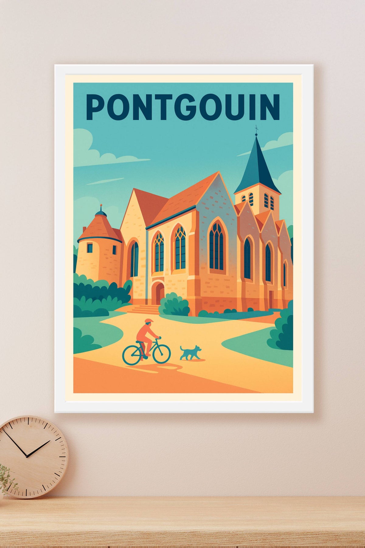 Affiche de Pontgouin - Charme et sérénité au cœur de l'architecture locale