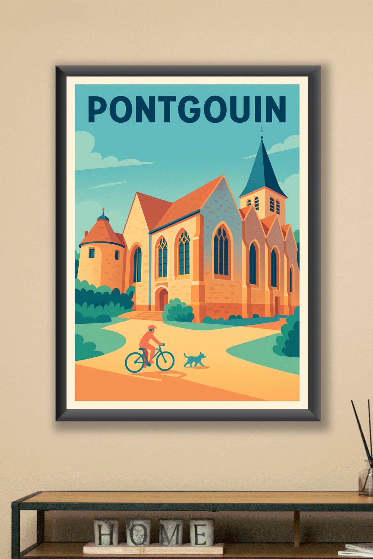 Affiche de Pontgouin - Charme et sérénité au cœur de l'architecture locale