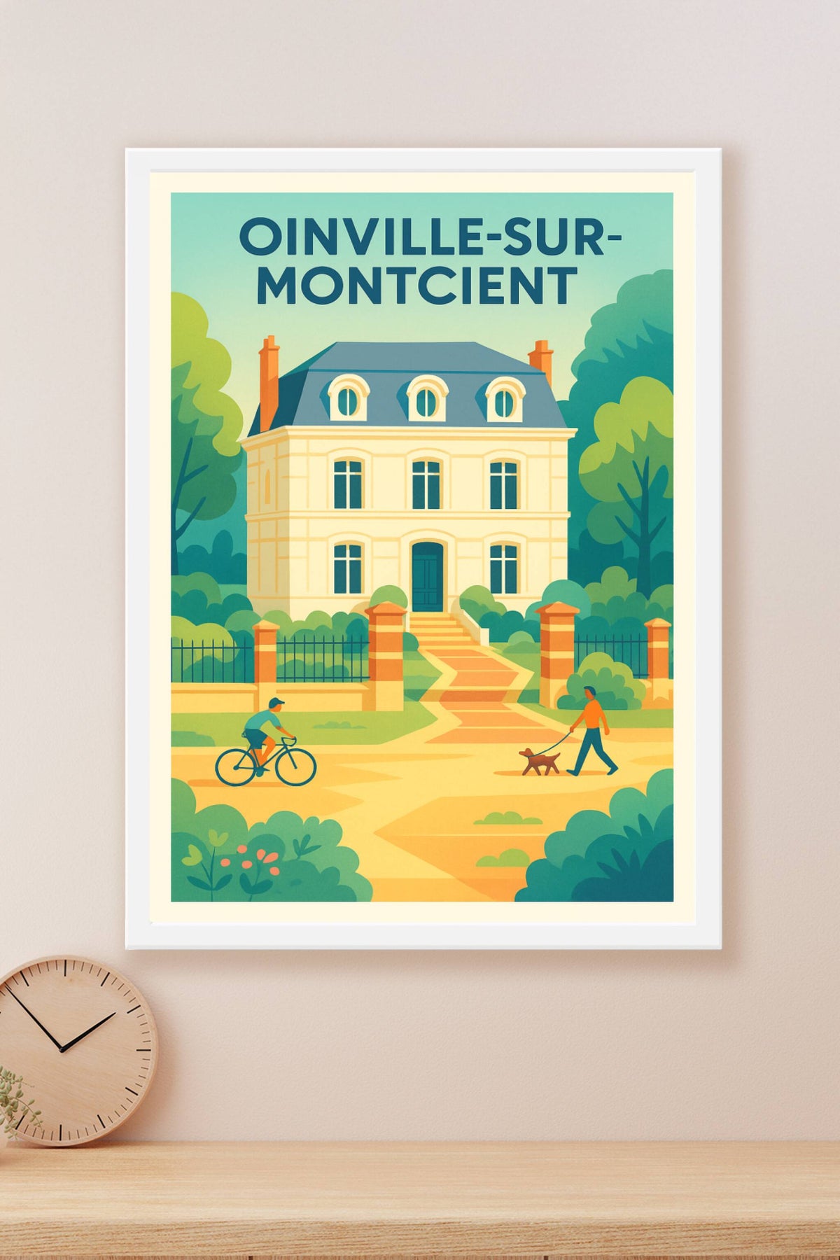 Affiche de Oinville-sur-Montcient - Charme et douceur de la vie de village