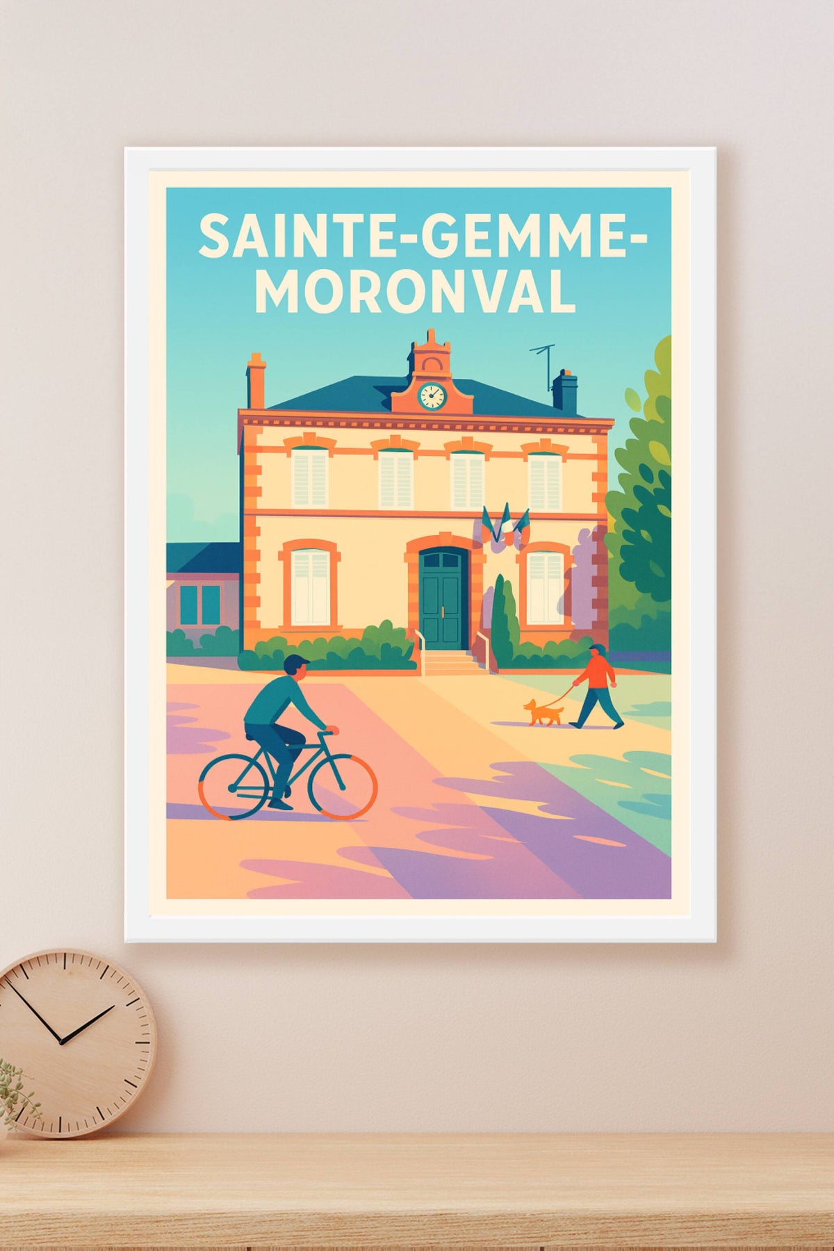 Affiche de Sainte-Gemme-Moronval - Charme et tranquillité à la française