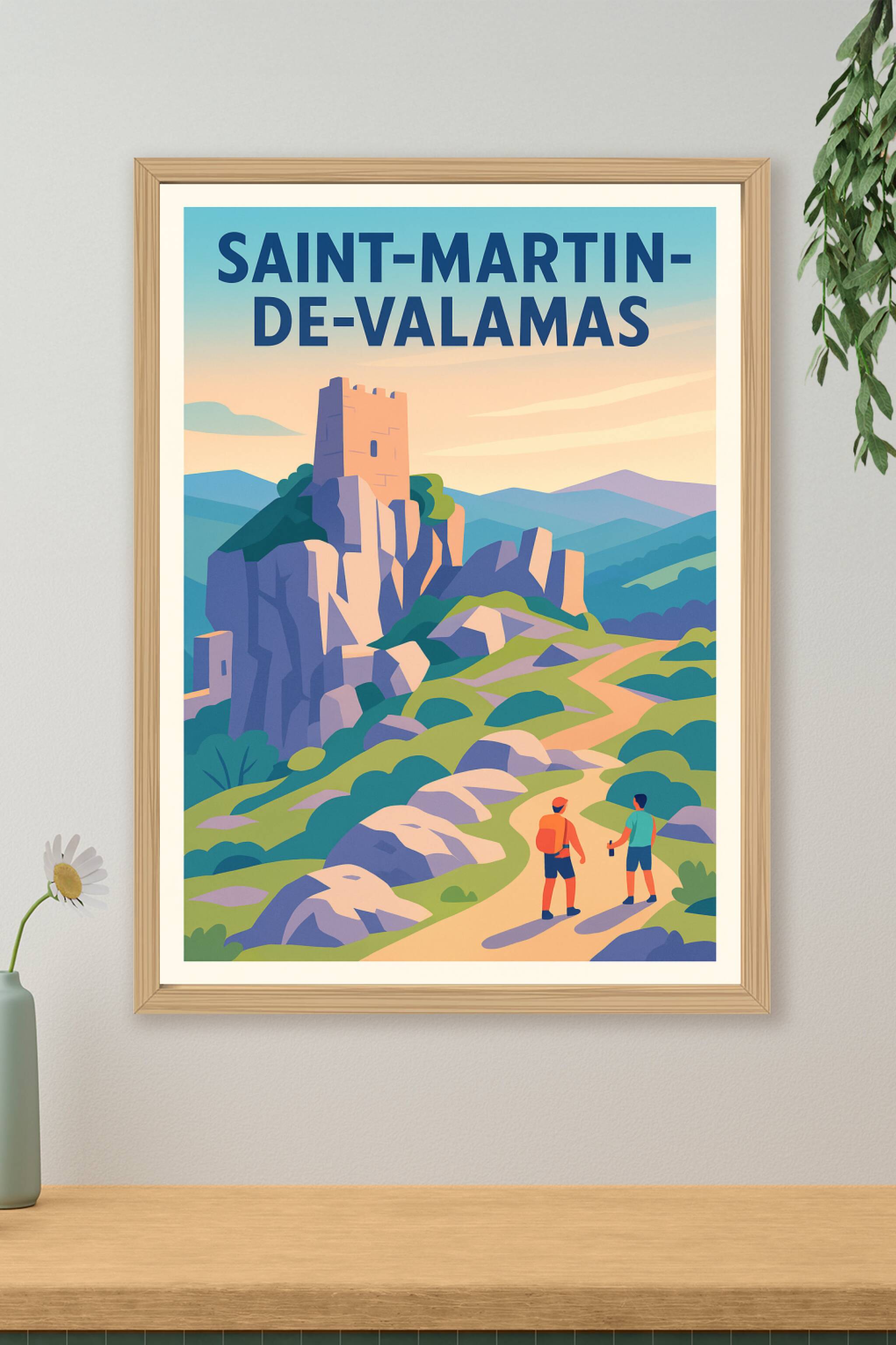 Affiche de Saint-Martin-de-Valamas - Une escapade nature au cœur des montagnes