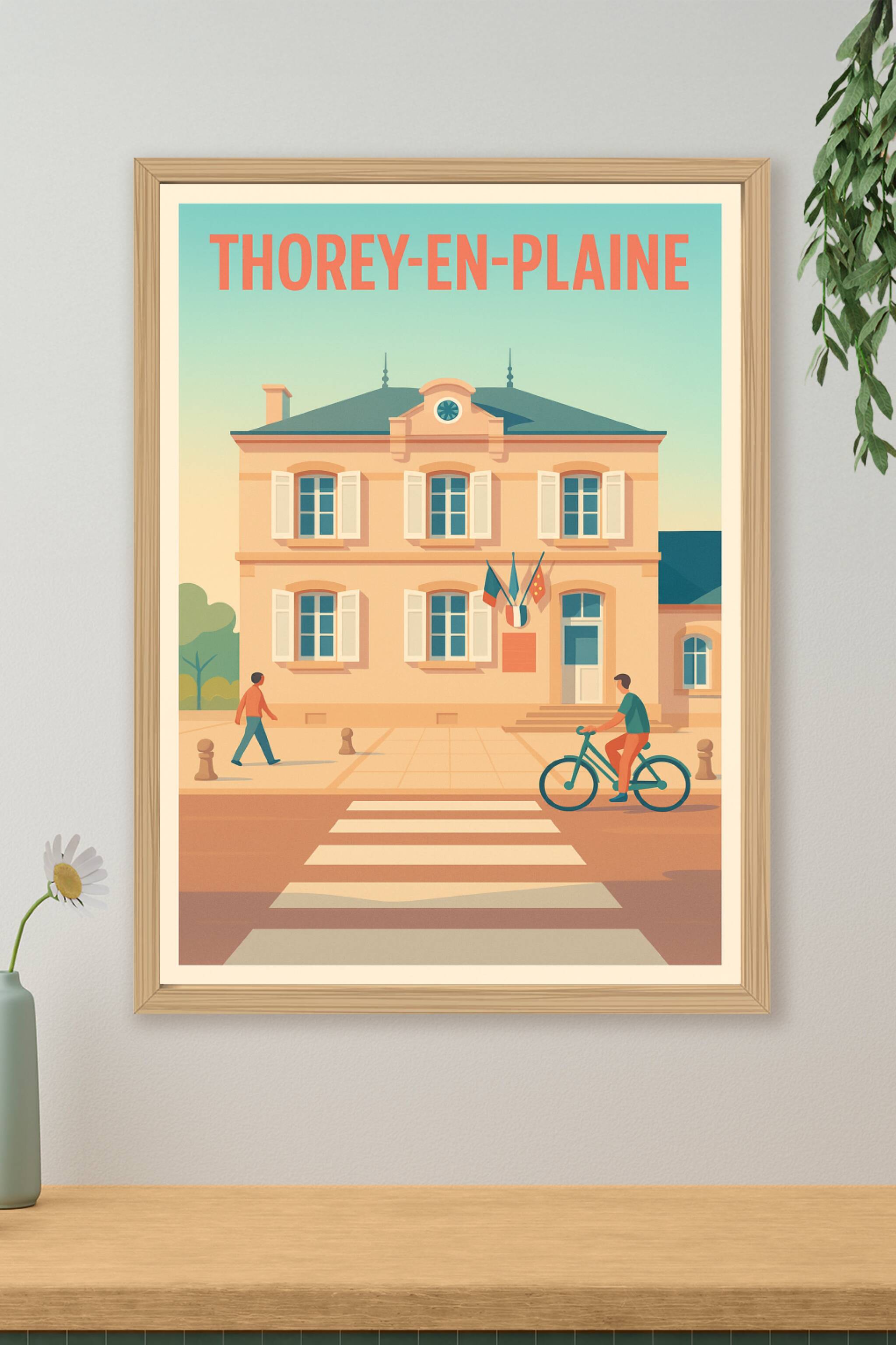 Affiche de Thorey-en-Plaine - Charme et douceur de la vie locale