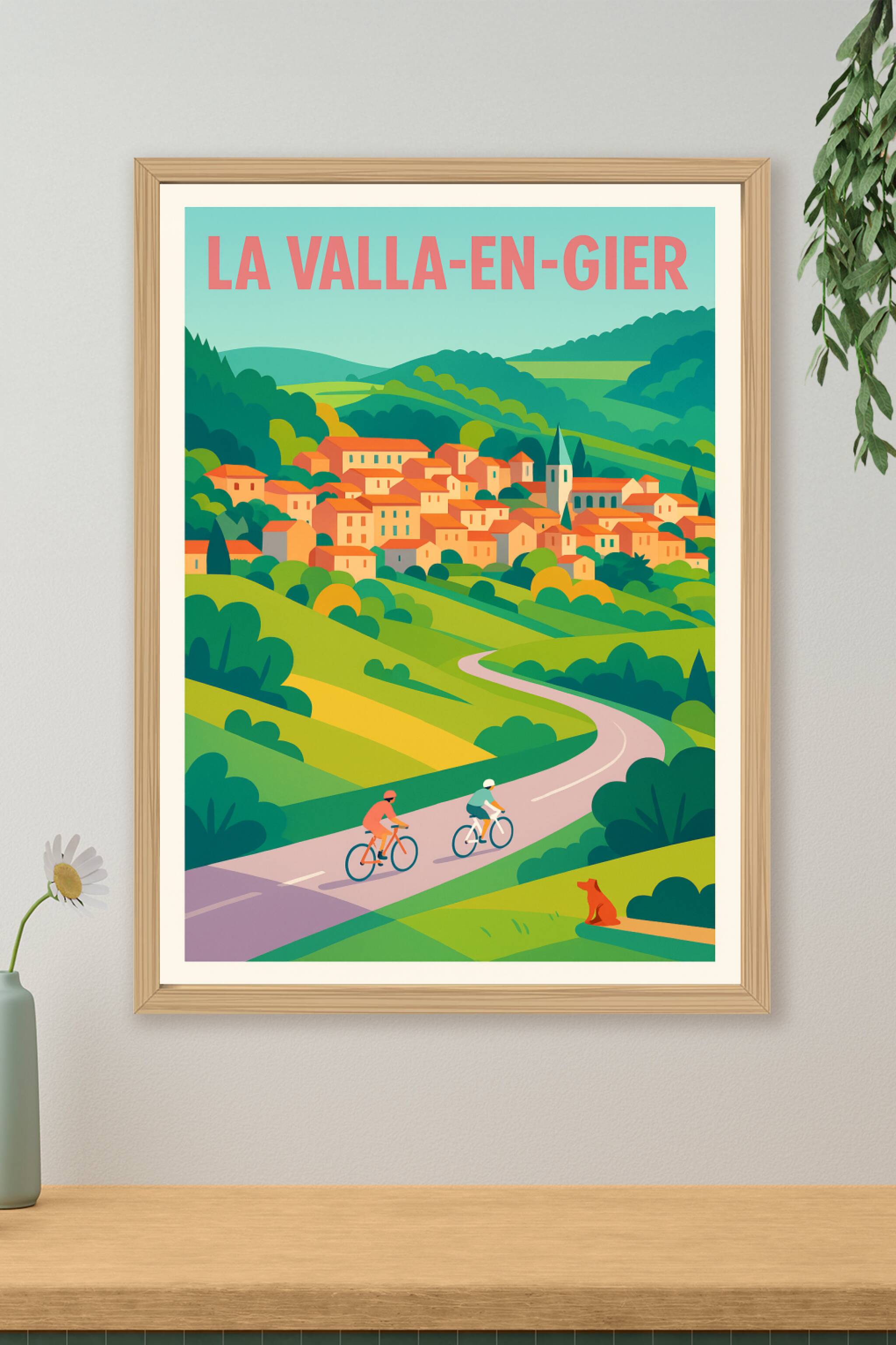 Affiche de La Valla-en-Gier - L'échappée verte au cœur des Monts du Lyonnais