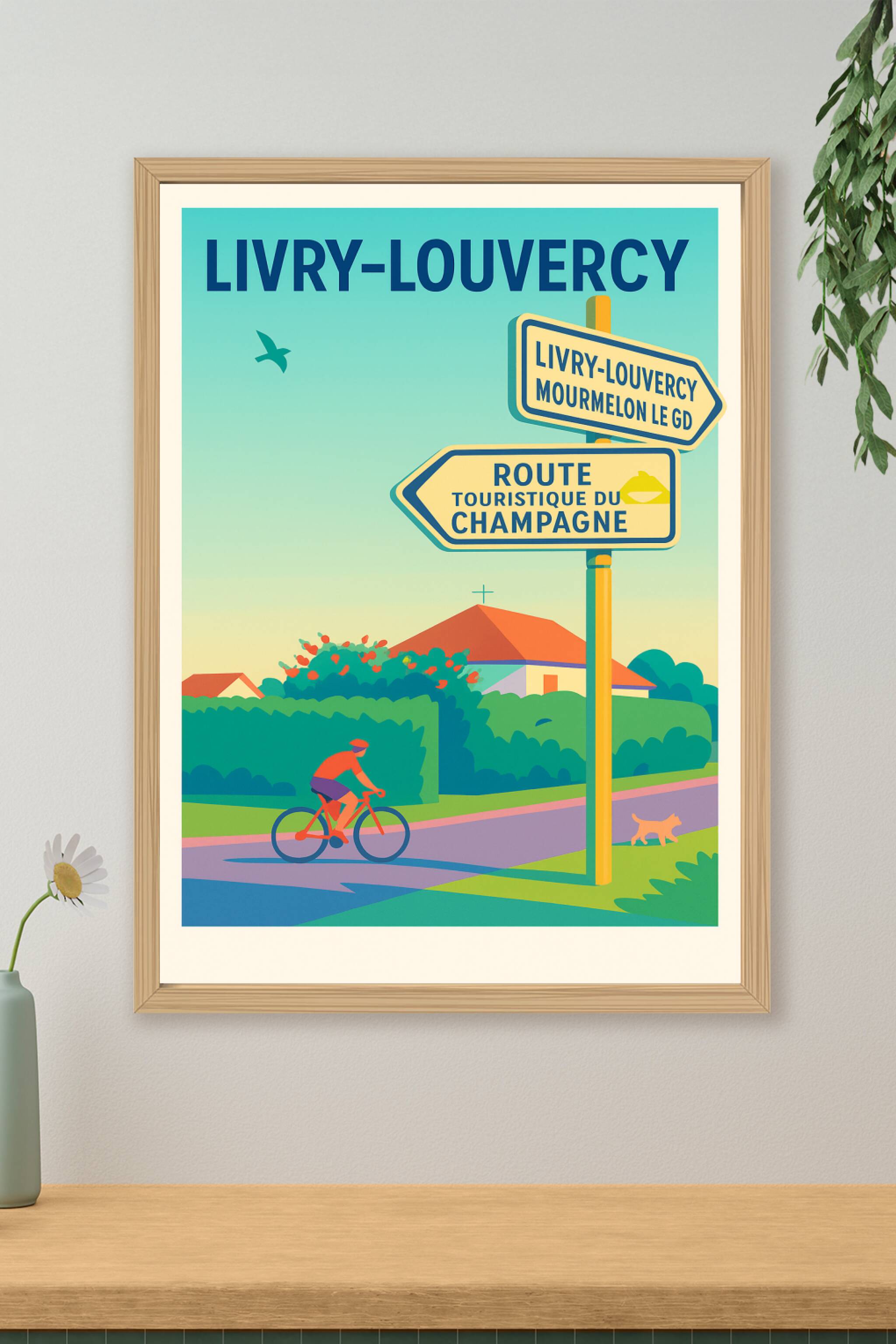 Affiche de Livry-Louvercy - Escapade charmante sur la Route Touristique du Champagne