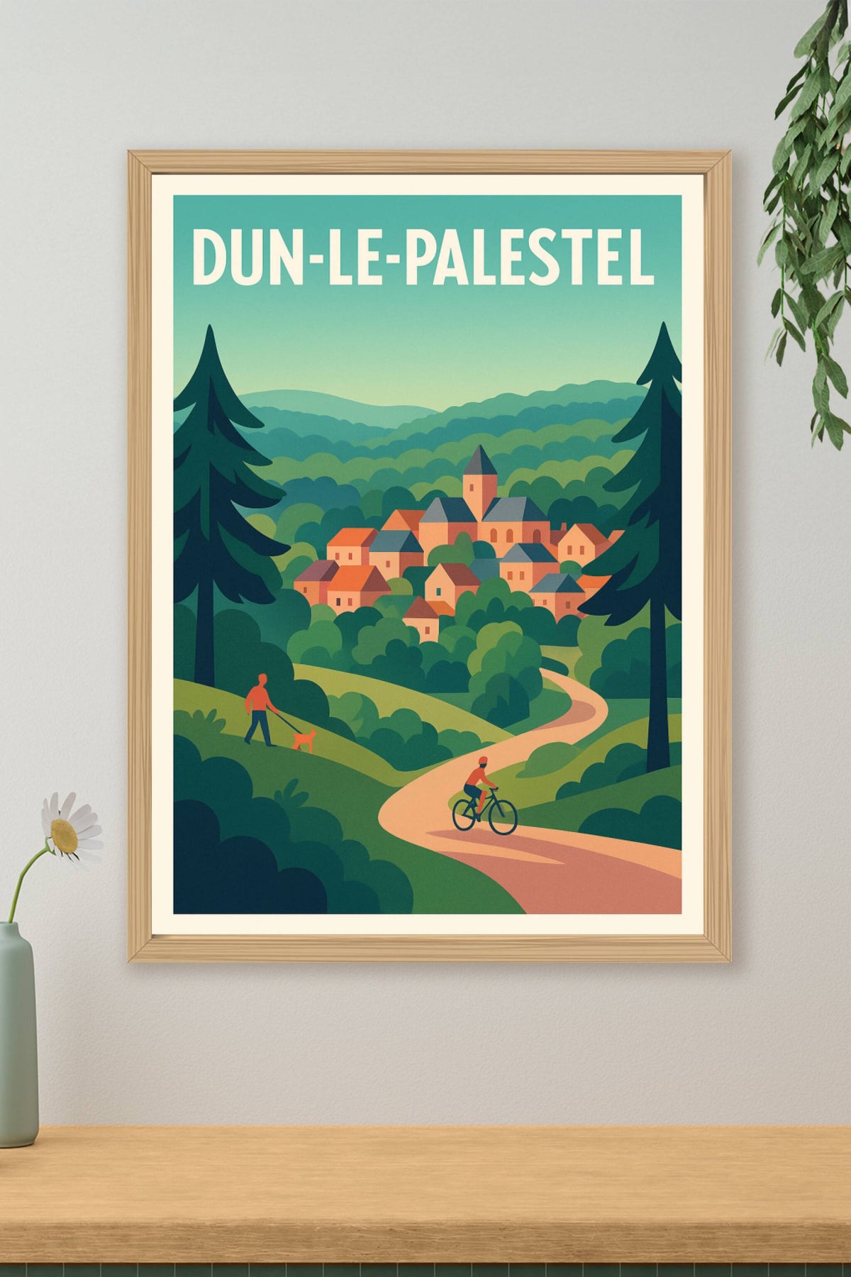 Affiche de Dun-le-Palestel - Une escapade douce au cœur de la nature