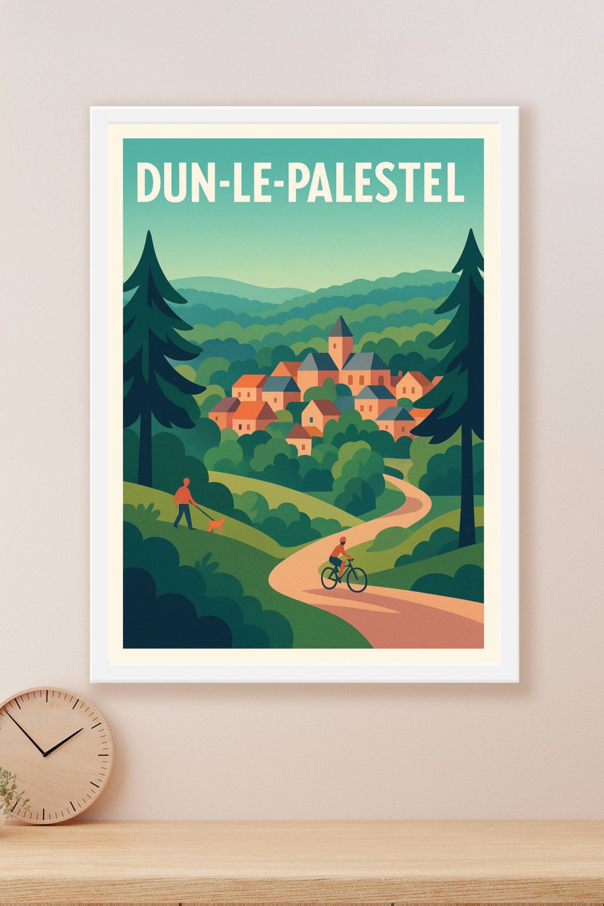 Affiche de Dun-le-Palestel - Une escapade douce au cœur de la nature