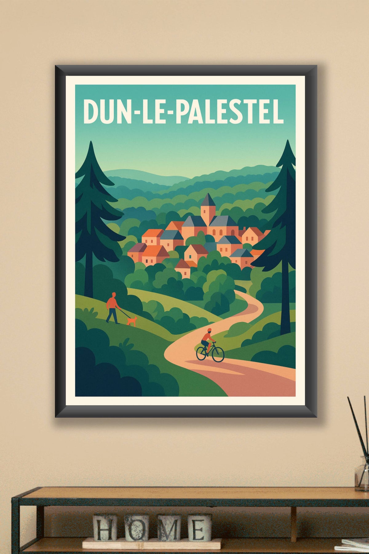 Affiche de Dun-le-Palestel - Une escapade douce au cœur de la nature