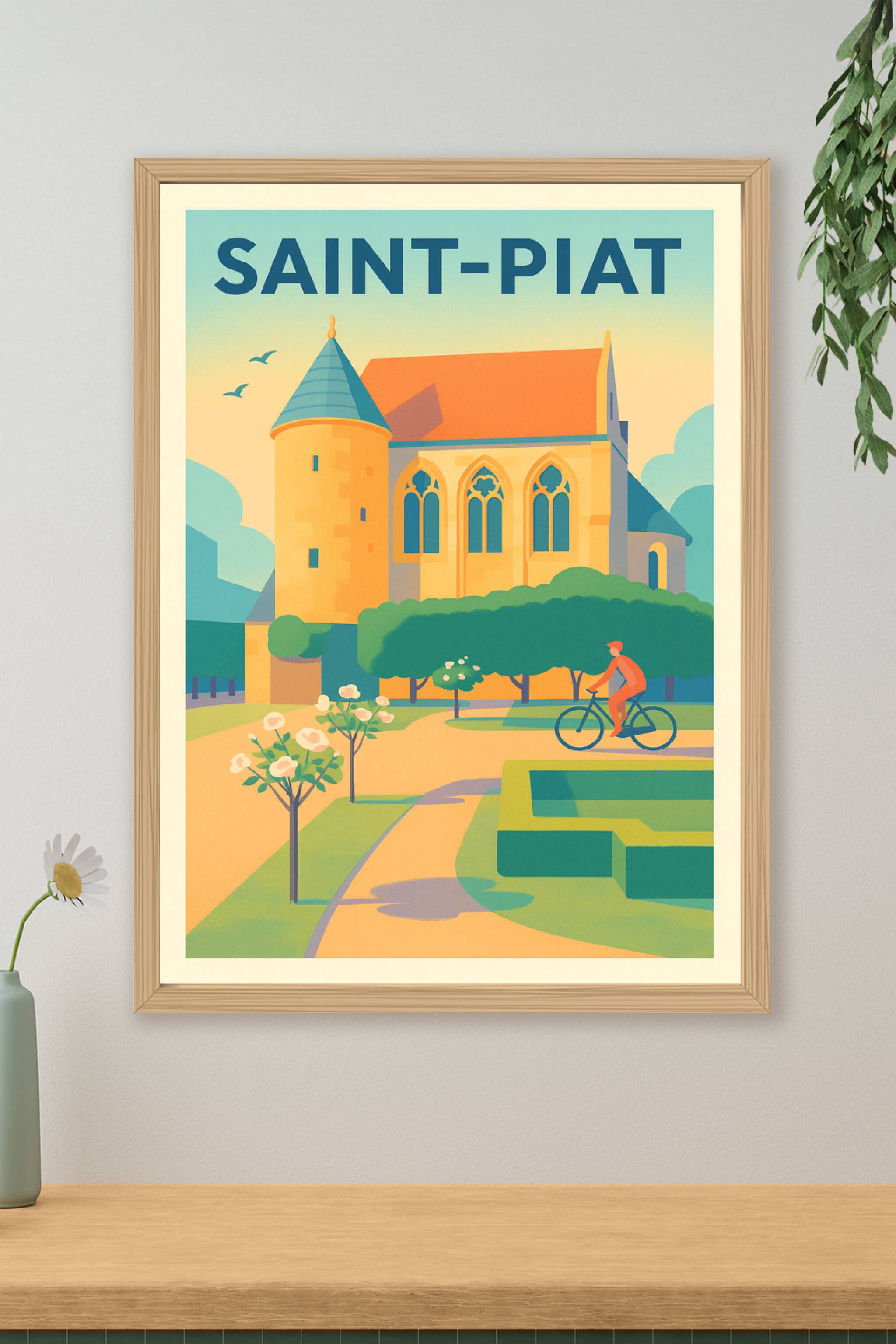 Affiche de Saint-Piat - Charme et Sérénité en Douceur