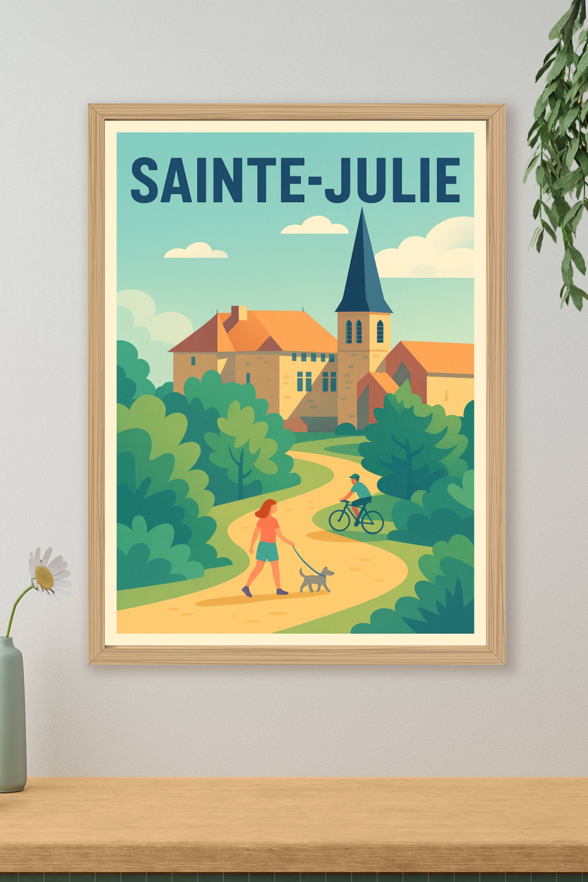 Affiche de Sainte-Julie - Aux portes d'une nature apaisante