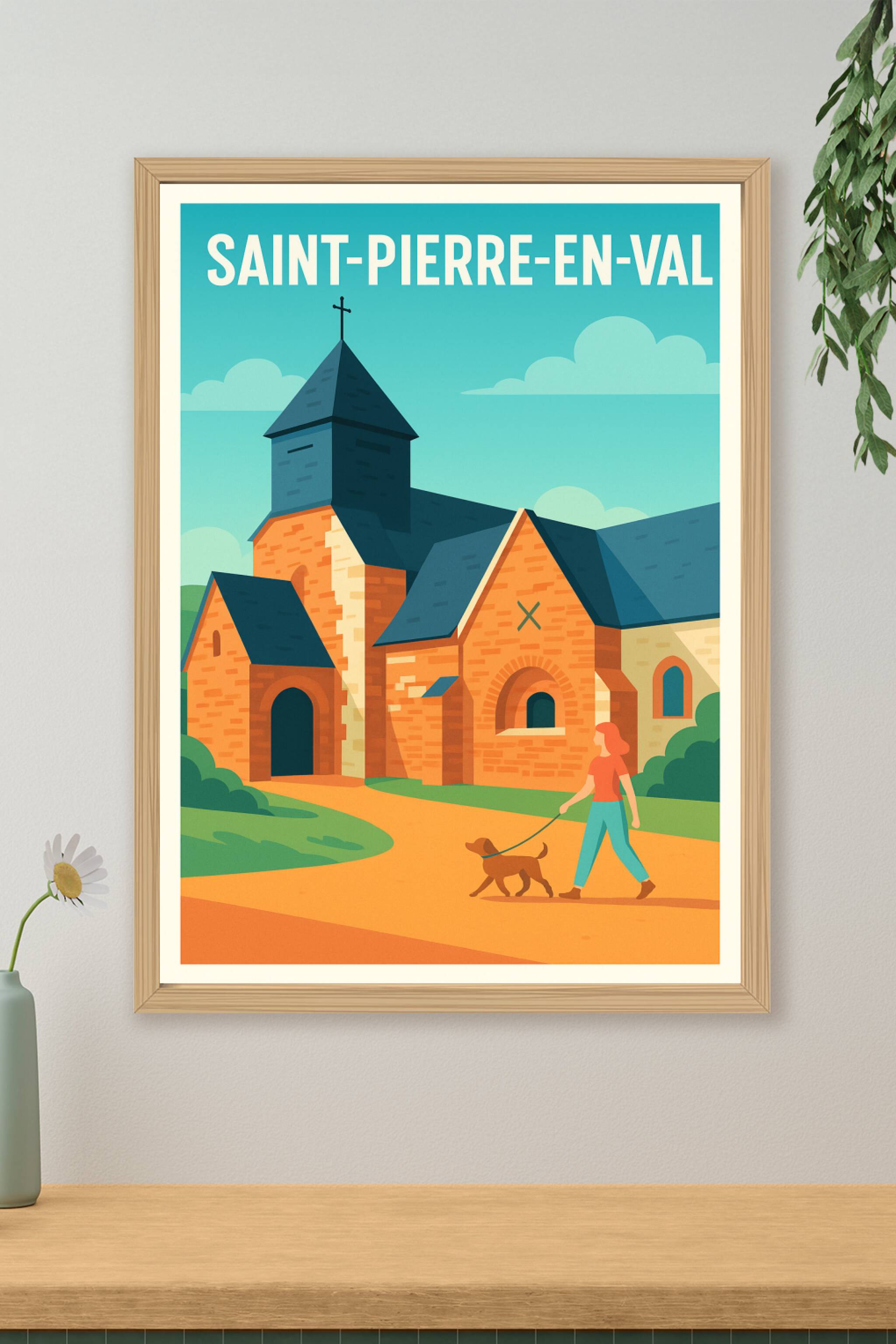 Affiche de Saint-Pierre-en-Val - Charme et sérénité au cœur du village