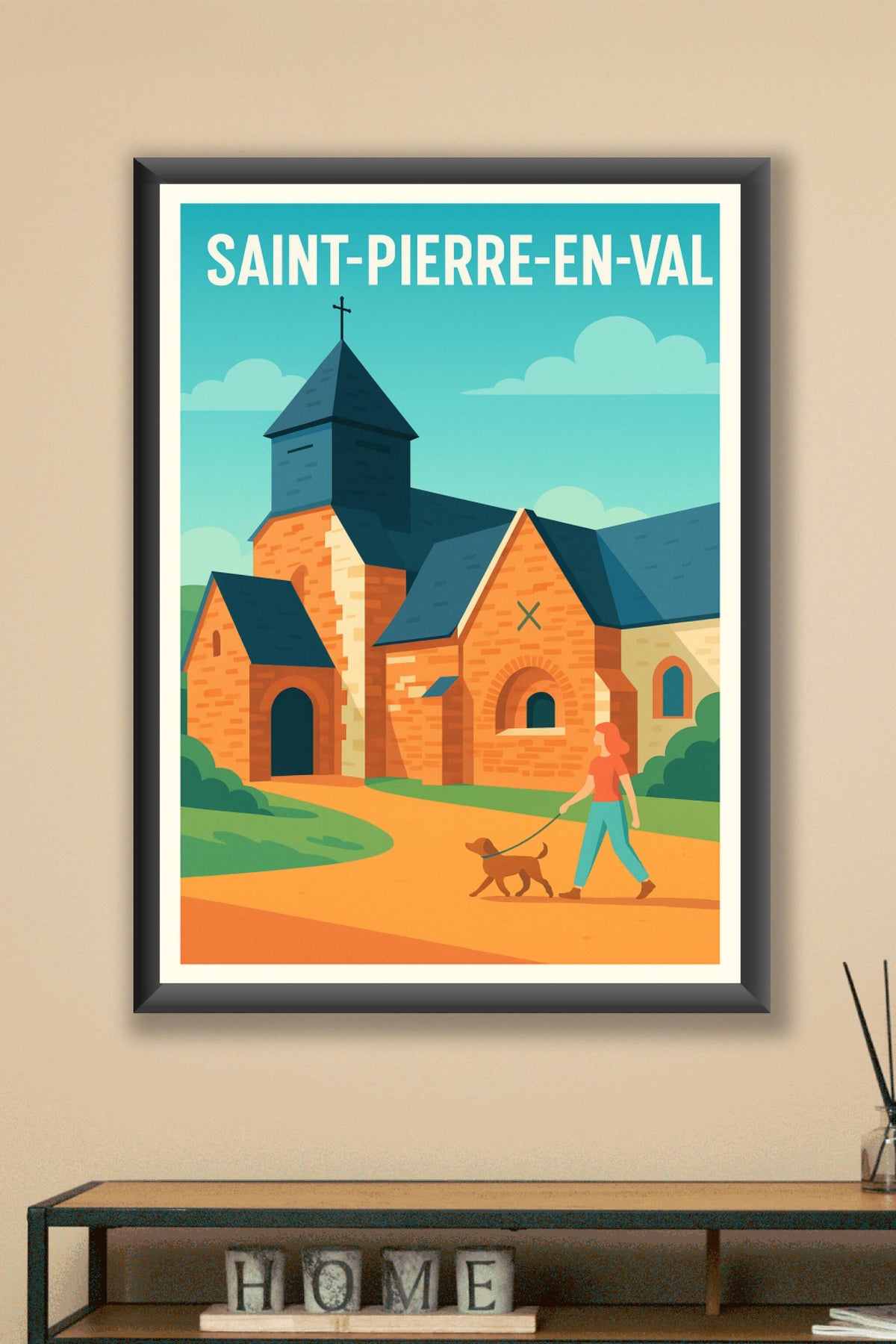 Affiche de Saint-Pierre-en-Val - Charme et sérénité au cœur du village