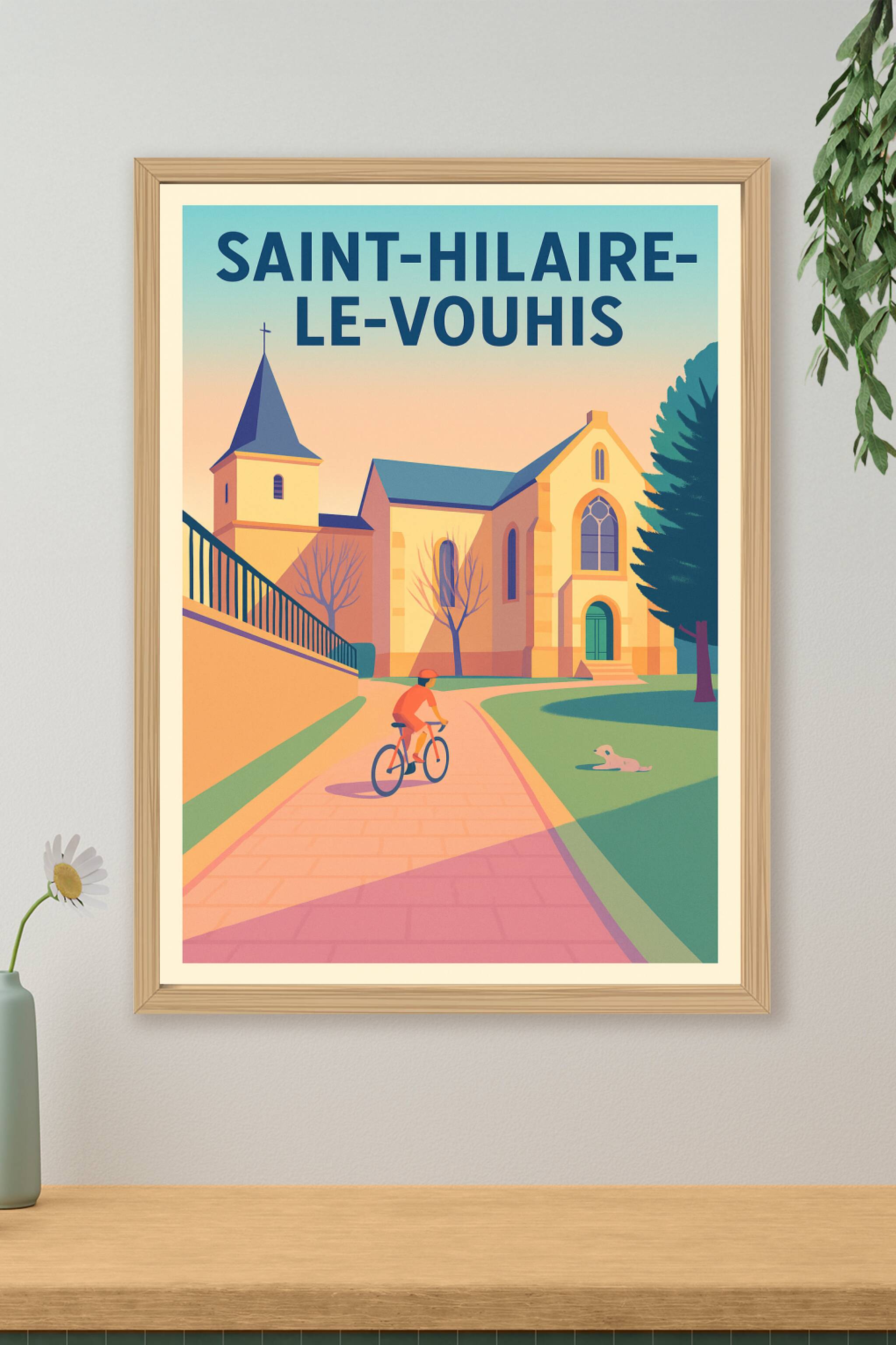 Affiche de Saint-Hilaire-le-Vouhis - Charme paisible et balades à vélo