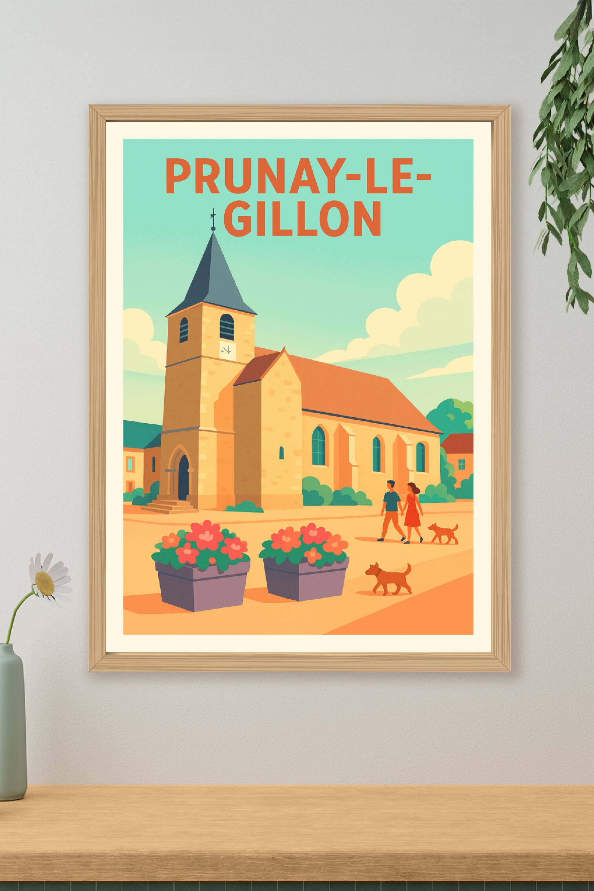 Affiche de Prunay-le-Gillon - Charme et Sérénité au Cœur du Village
