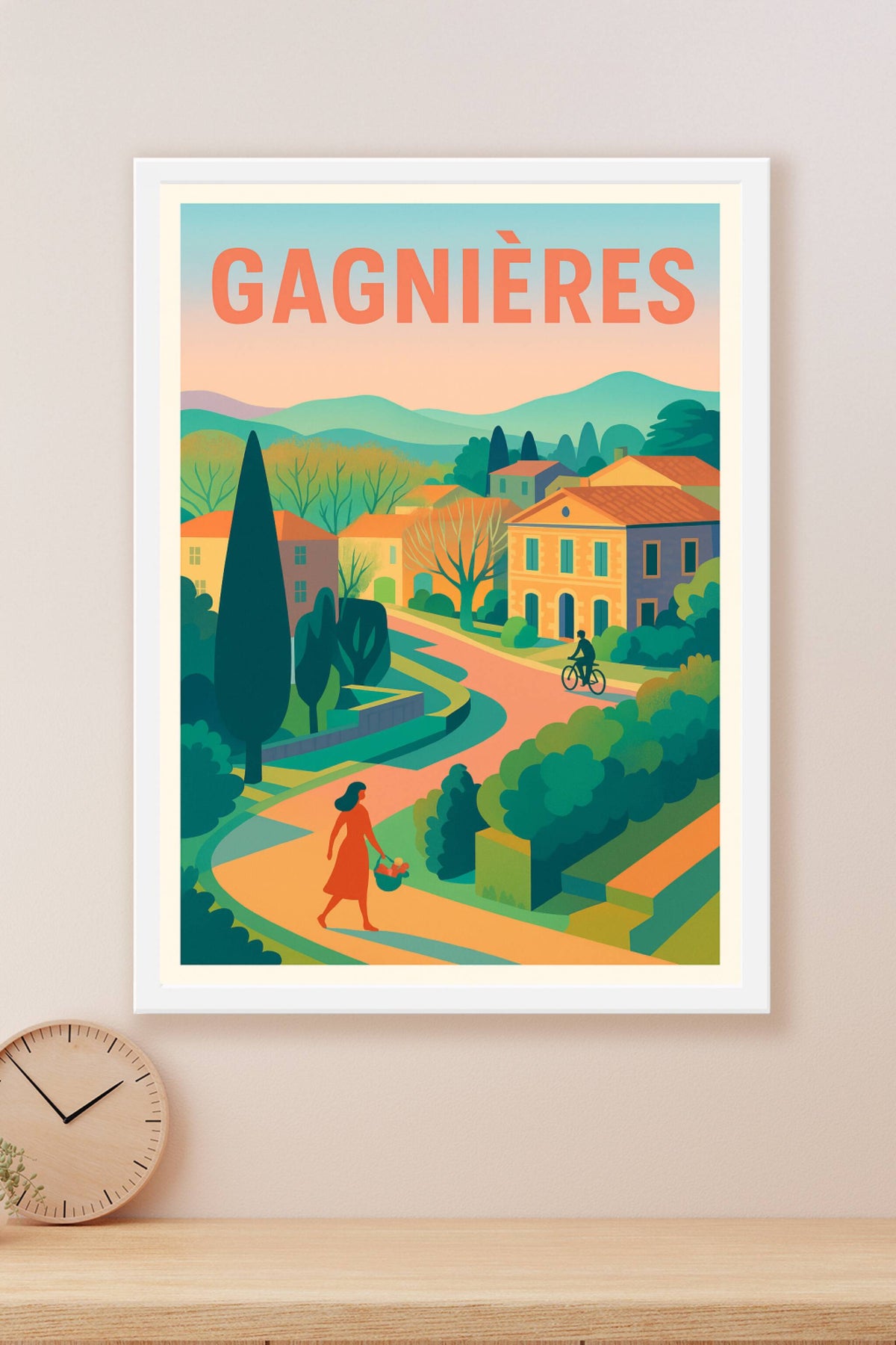 Affiche de Gagnières - Charme et sérénité en douceur
