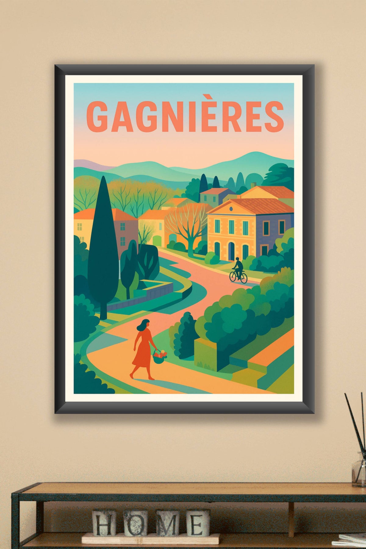 Affiche de Gagnières - Charme et sérénité en douceur
