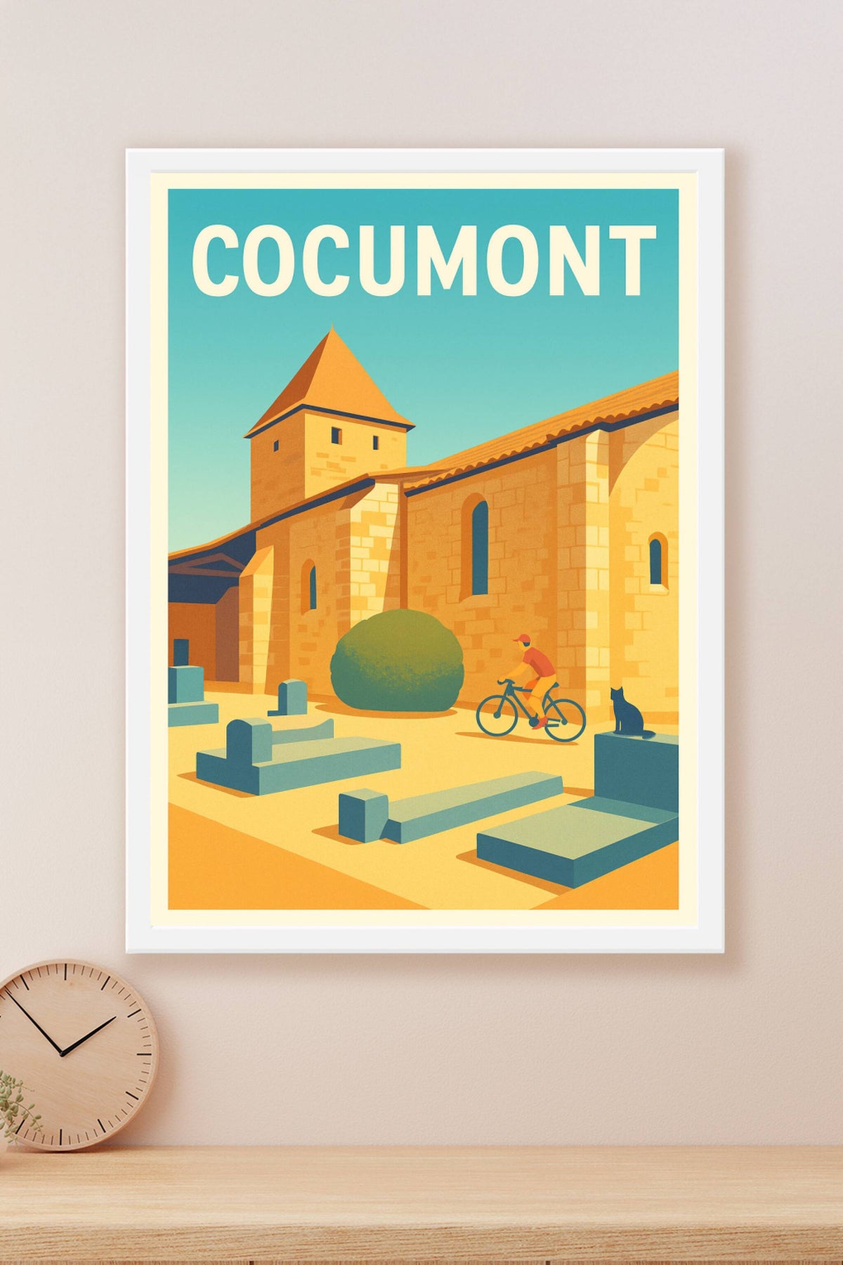 Affiche de Cocumont - L'élégance tranquille d'un village du Sud-Ouest