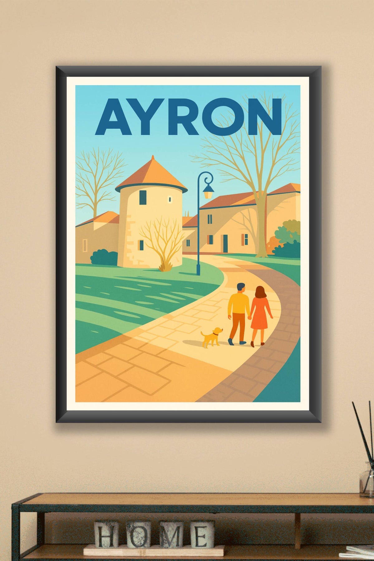 Affiche de Ayron - Balade tranquille au cœur du village