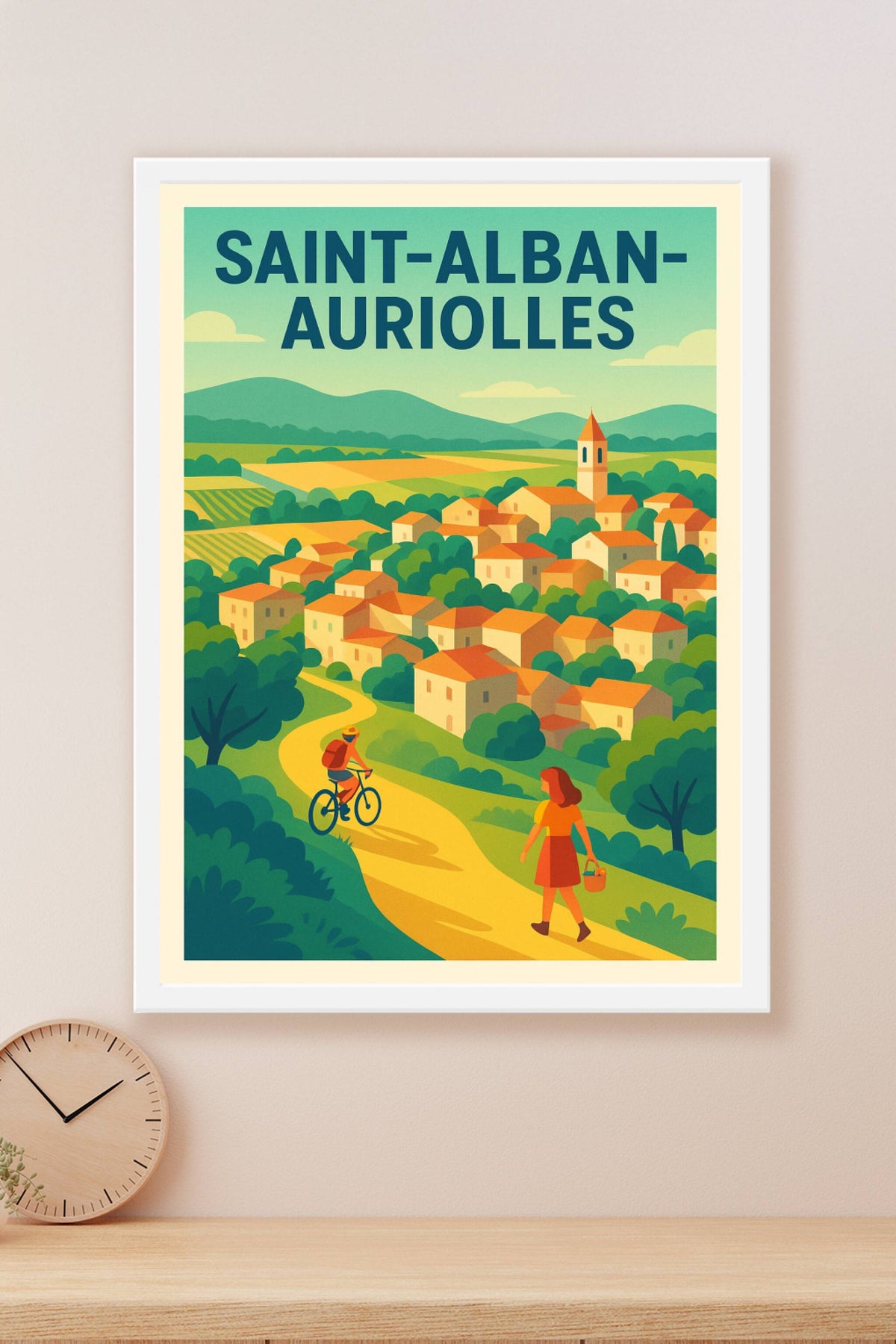 Affiche de Saint-Alban-Auriolles - Charme et douceur en Ardèche