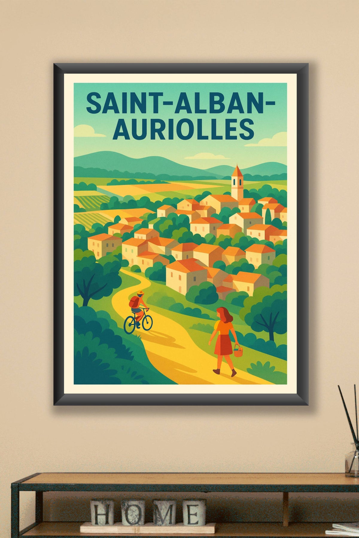 Affiche de Saint-Alban-Auriolles - Charme et douceur en Ardèche