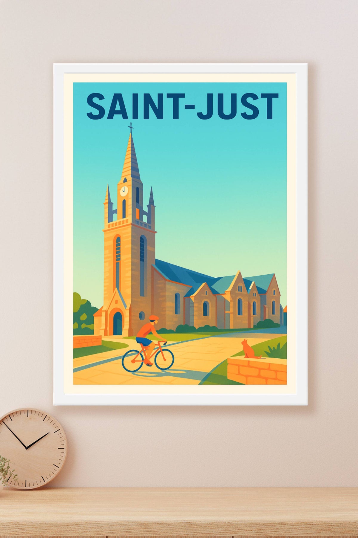 Affiche de Saint-Just - Charme et sérénité au cœur du village