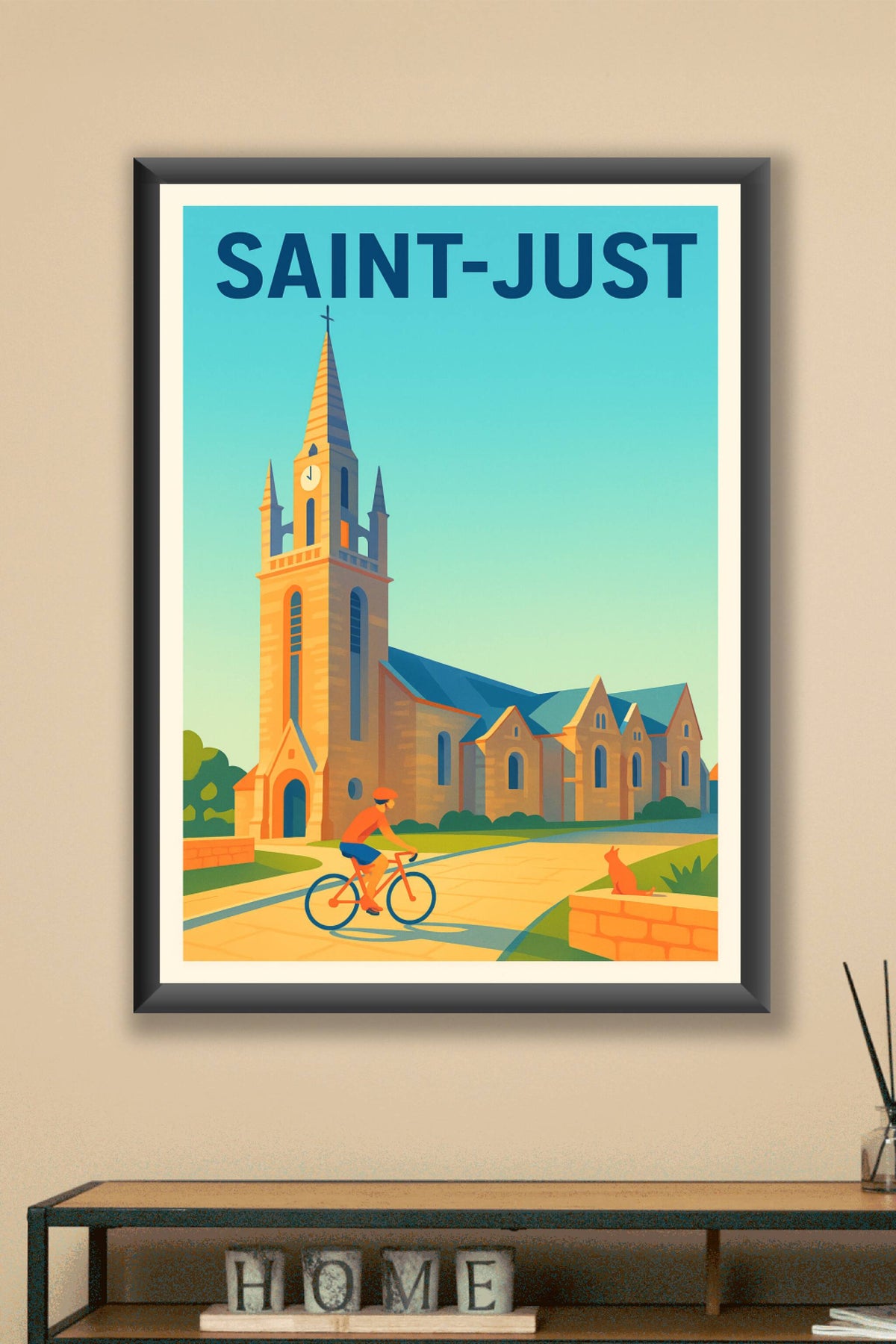 Affiche de Saint-Just - Charme et sérénité au cœur du village
