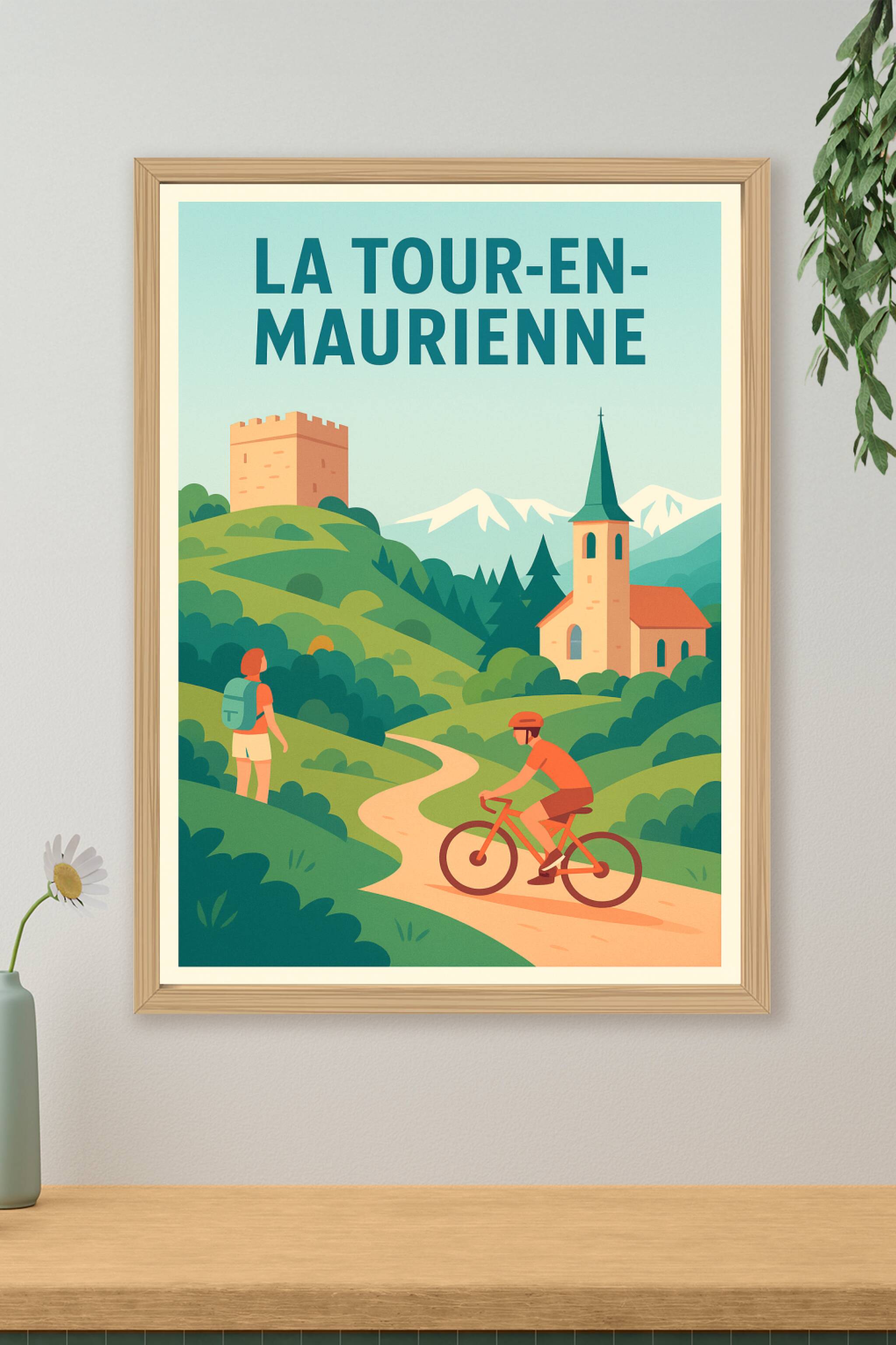 Affiche de La Tour-en-Maurienne - Escapade entre nature et patrimoine
