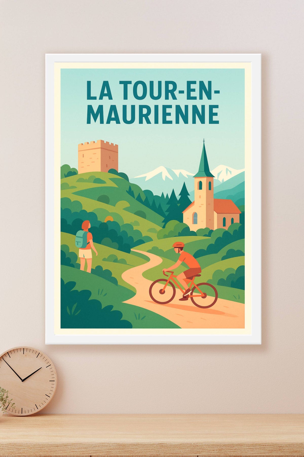 Affiche de La Tour-en-Maurienne - Escapade entre nature et patrimoine
