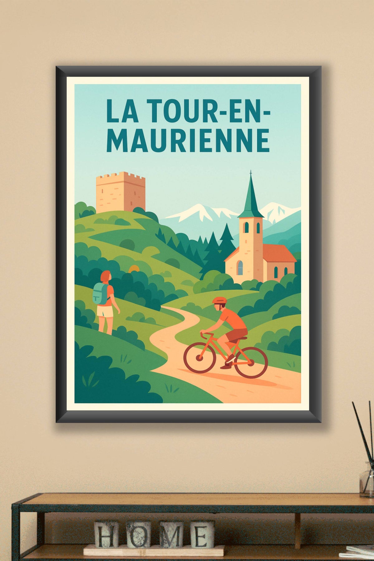 Affiche de La Tour-en-Maurienne - Escapade entre nature et patrimoine