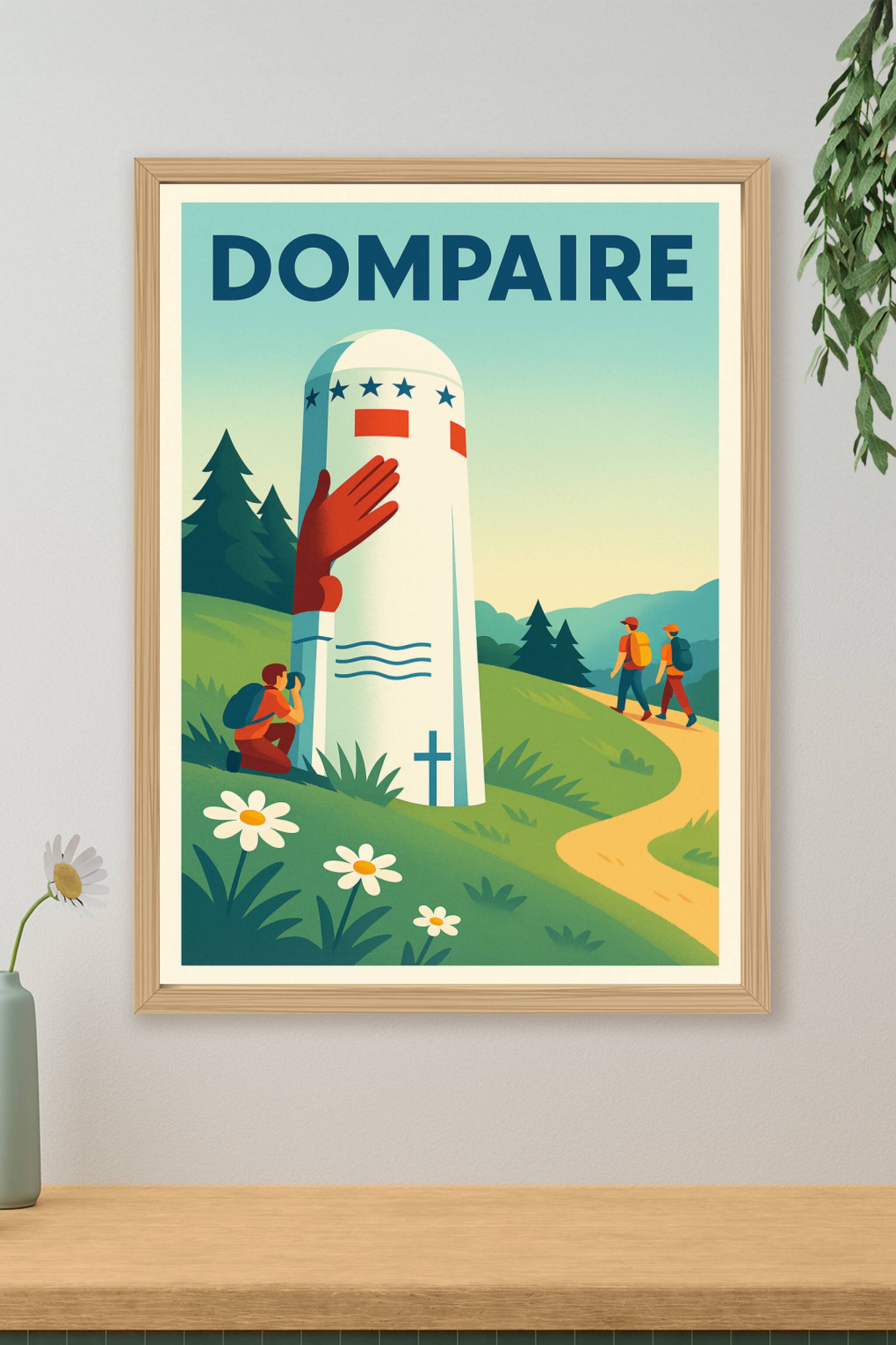 Affiche de Dompaire - Sur les sentiers de mémoire et nature