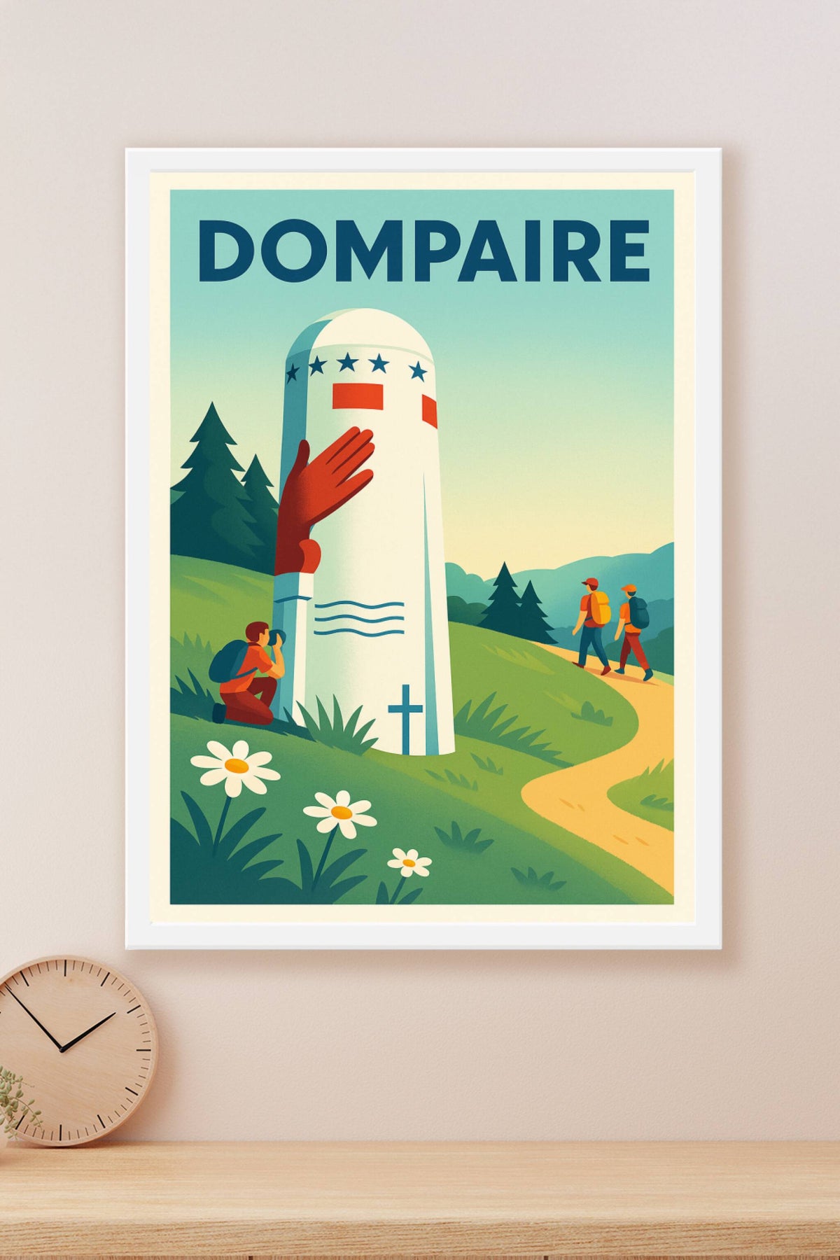 Affiche de Dompaire - Sur les sentiers de mémoire et nature