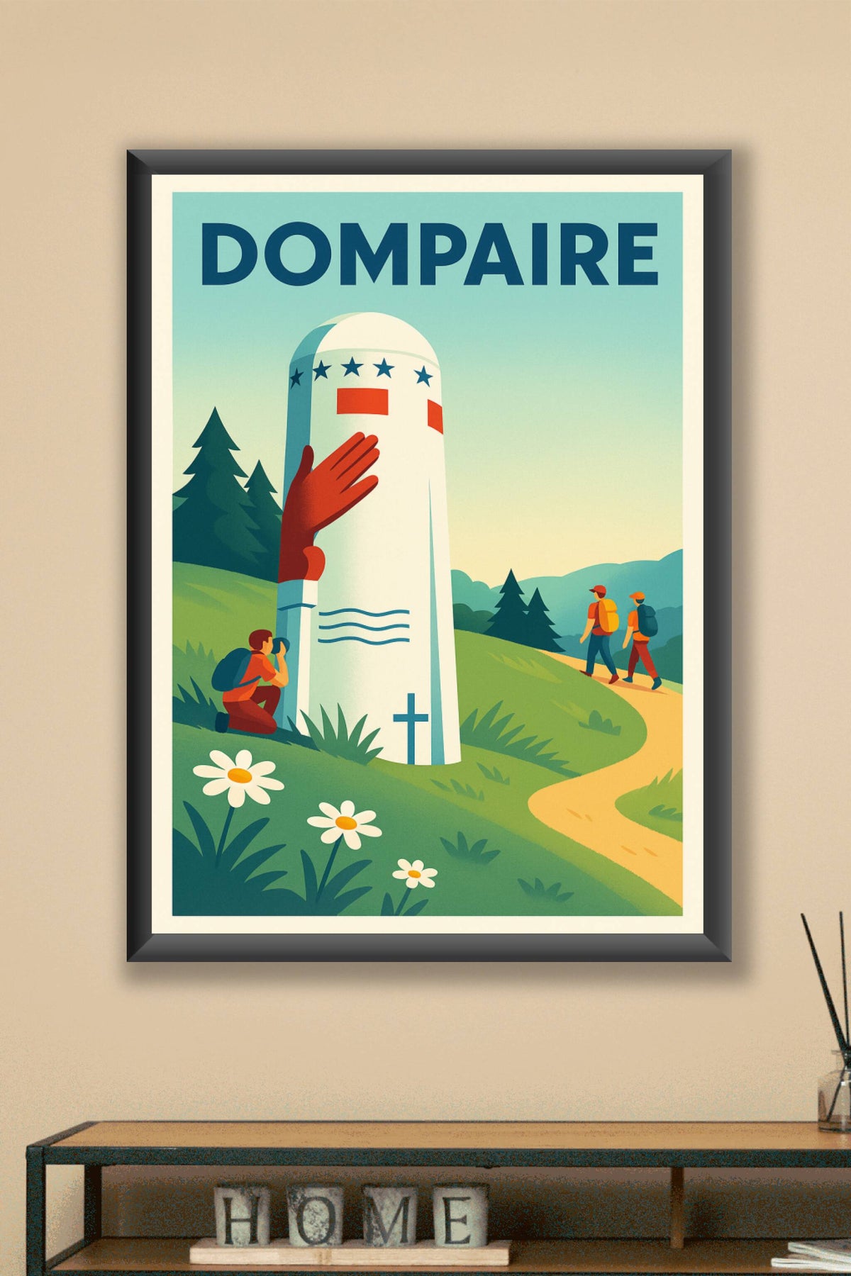 Affiche de Dompaire - Sur les sentiers de mémoire et nature