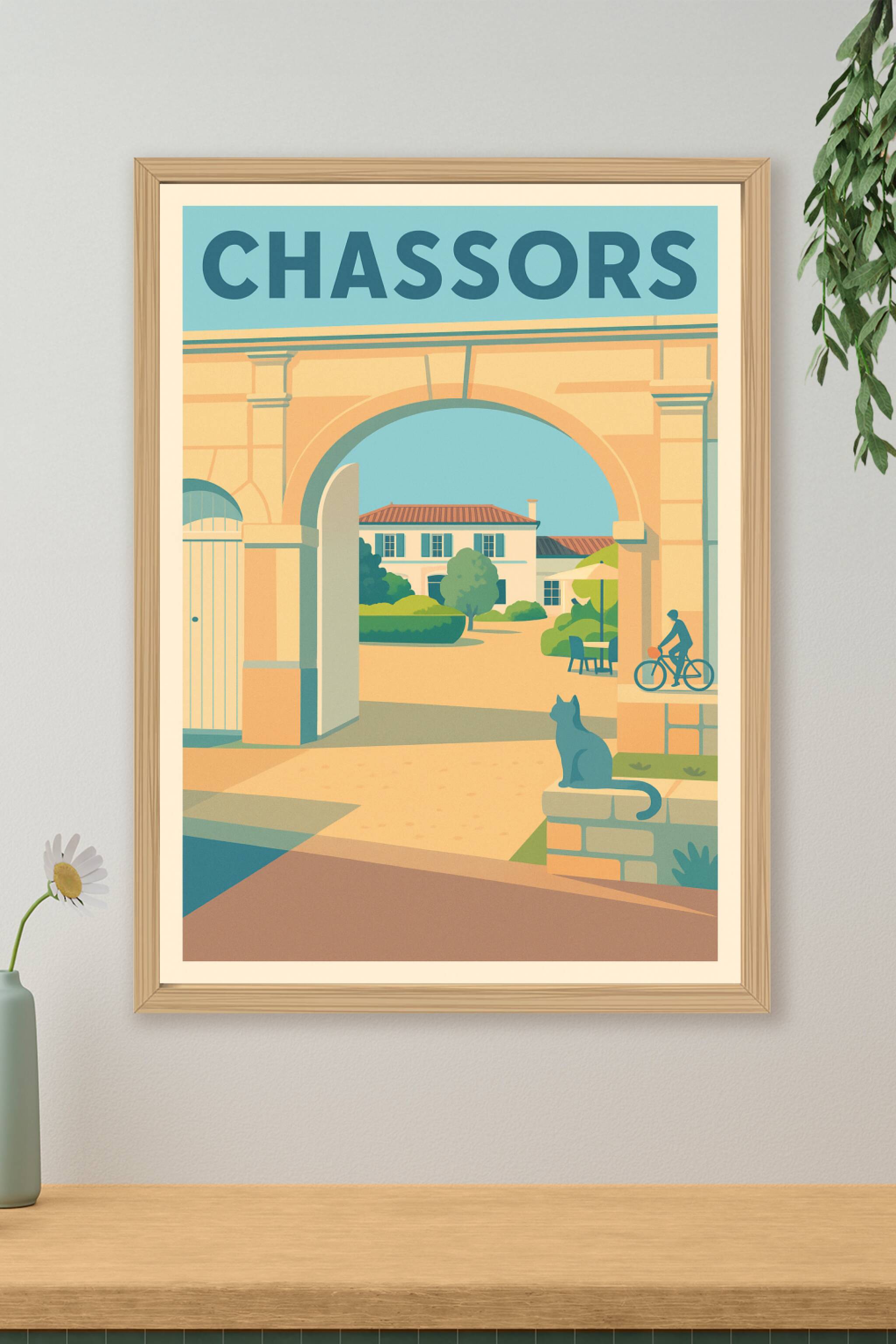Affiche de Chassors - Tranquillité au cœur du village