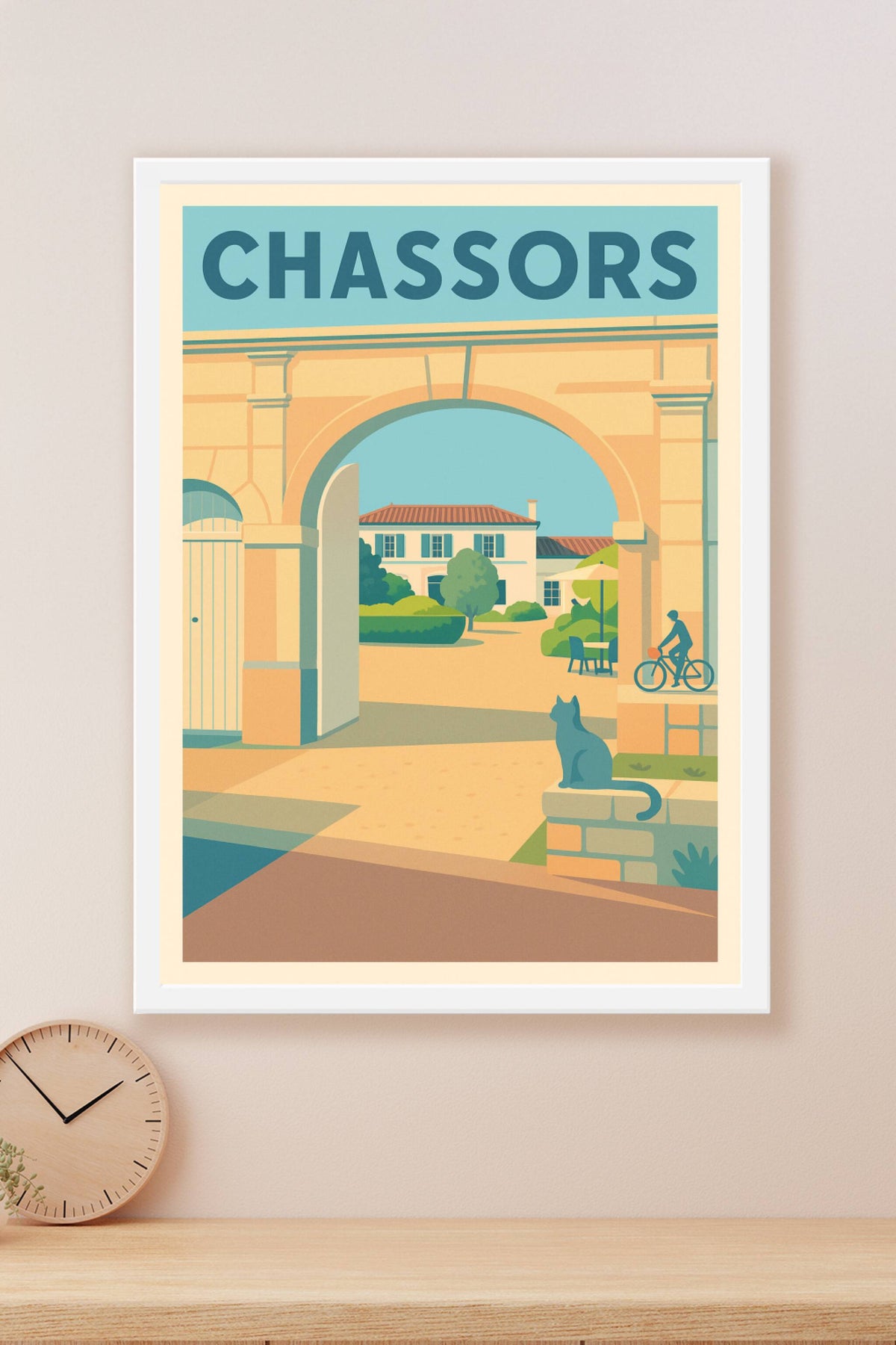 Affiche de Chassors - Tranquillité au cœur du village