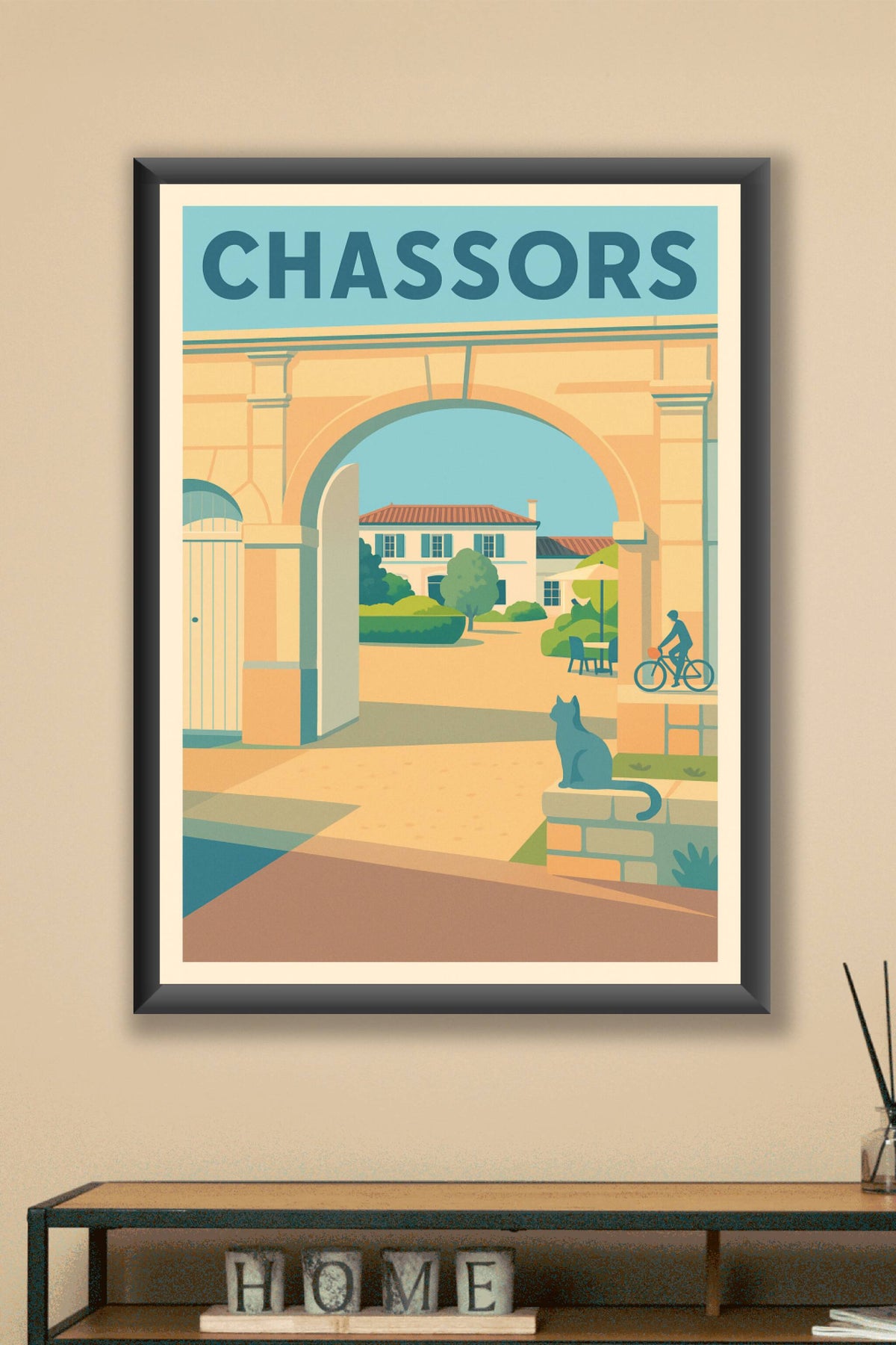 Affiche de Chassors - Tranquillité au cœur du village