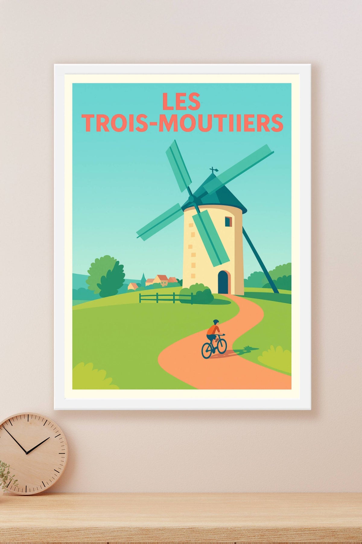Affiche de Les Trois-Moutiers - Charme bucolique et nature à vélo