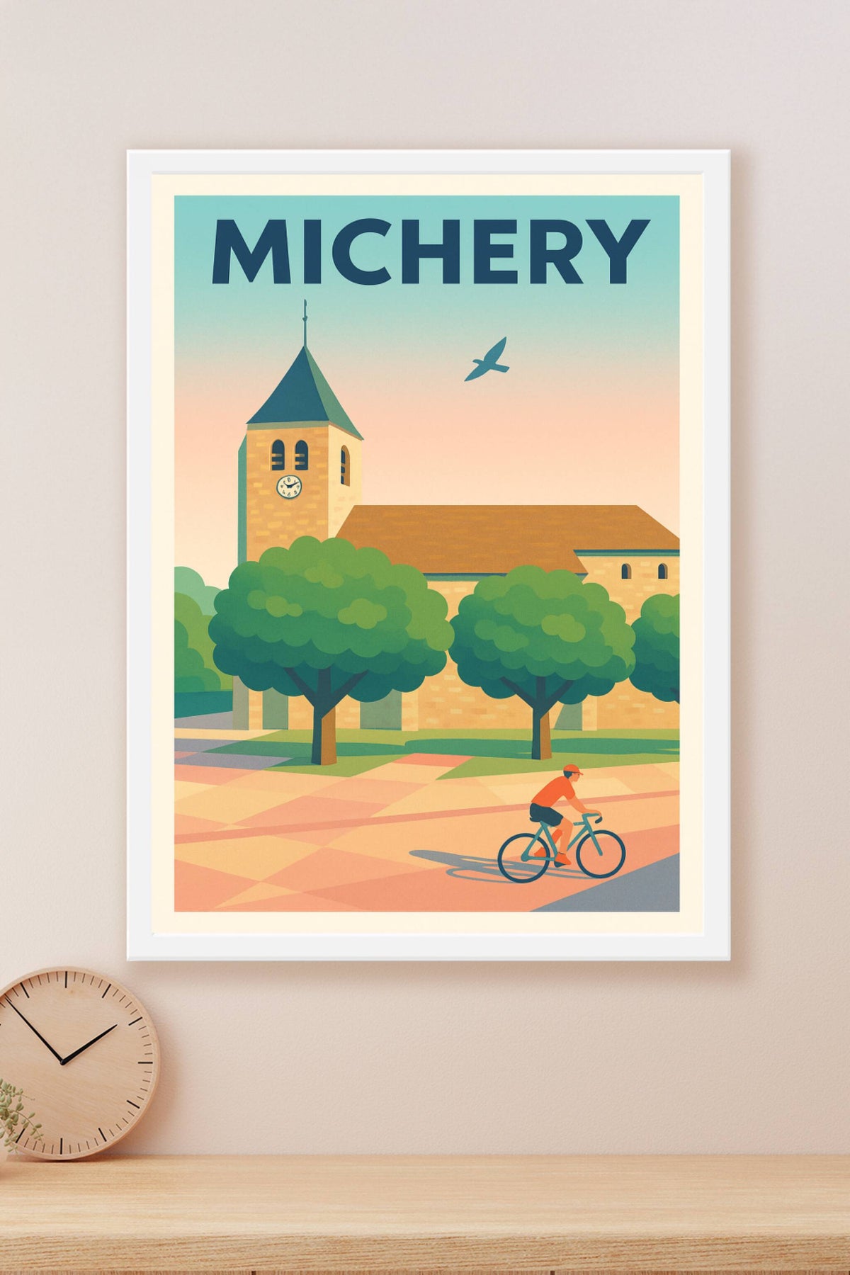 Affiche de Michery - Charme paisible et nature préservée