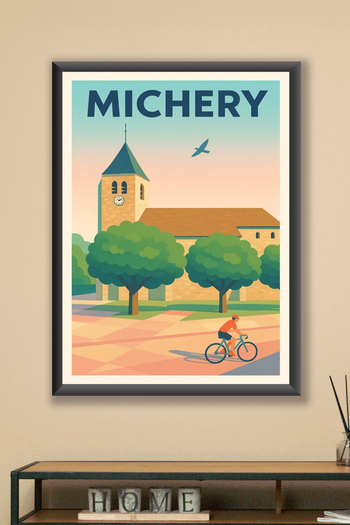 Affiche de Michery - Charme paisible et nature préservée