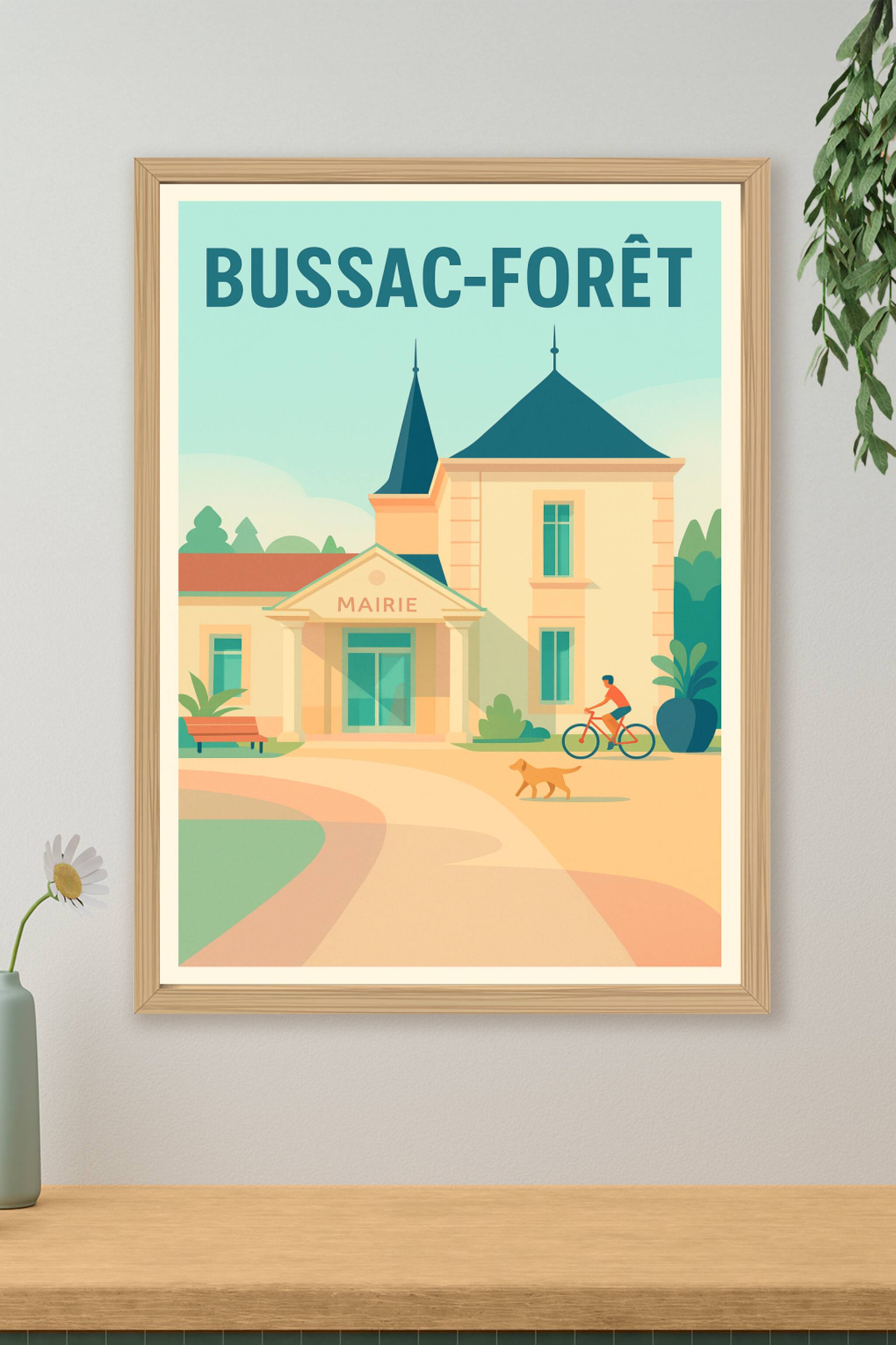 Affiche de Bussac-Forêt - Charme et sérénité au cœur de la mairie