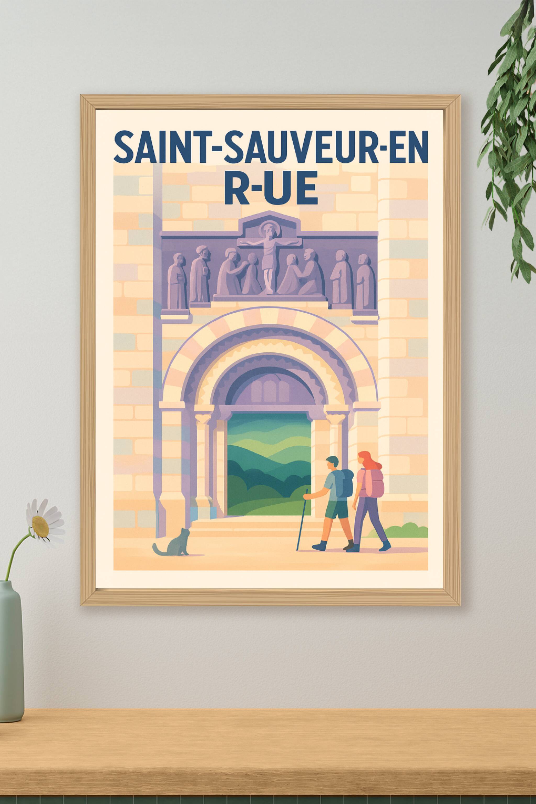 Affiche de Saint-Sauveur-en-Rue - Porte d’entrée vers les Monts du Pilat