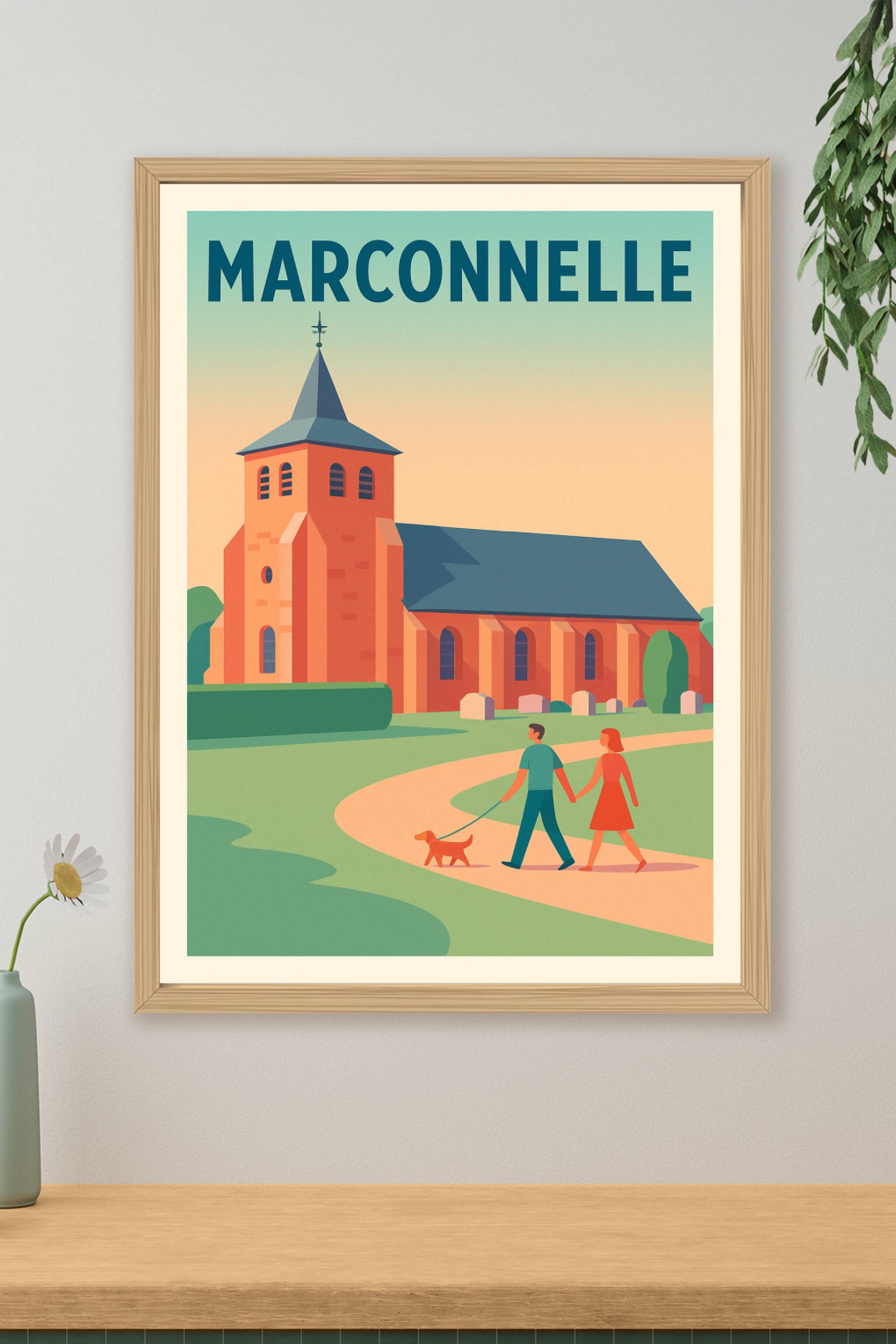 Affiche de Marconnelle - Tranquillité et charme en pleine nature