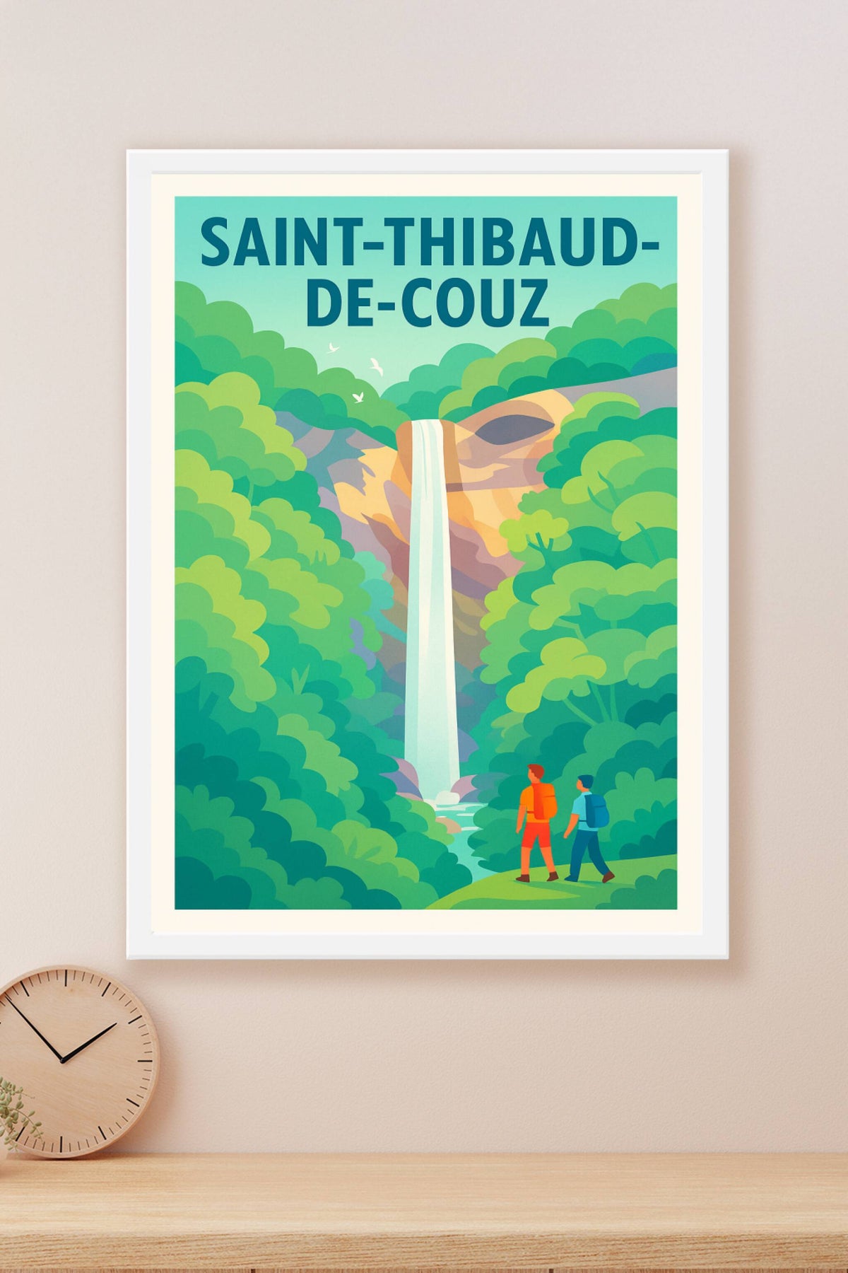 Affiche de Saint-Thibaud-de-Couz - Évasion naturelle et cascade majestueuse