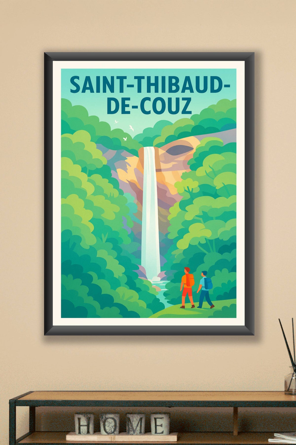 Affiche de Saint-Thibaud-de-Couz - Évasion naturelle et cascade majestueuse
