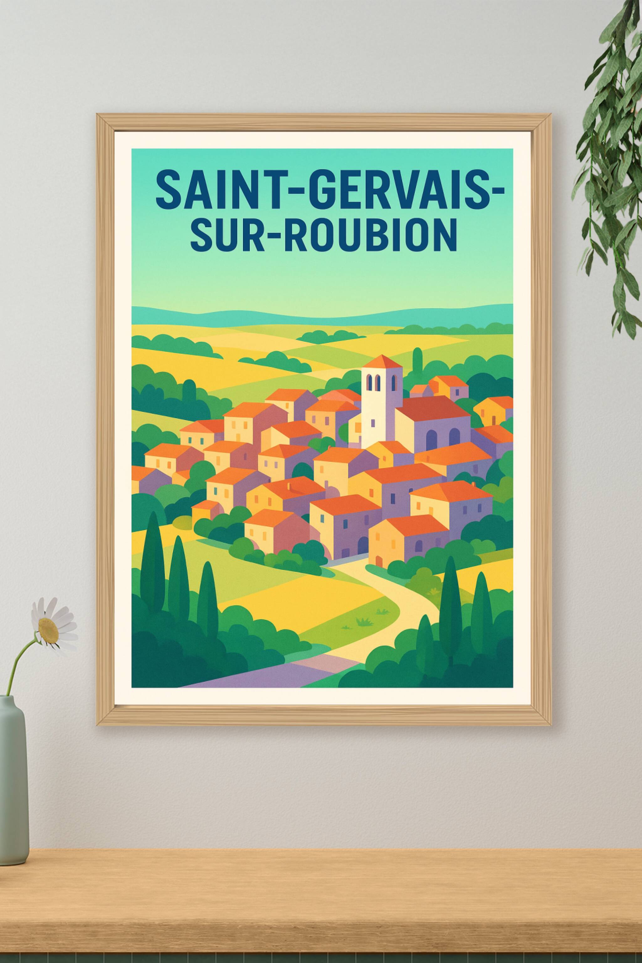Affiche de Saint-Gervais-sur-Roubion - Charme Provençal Authentique