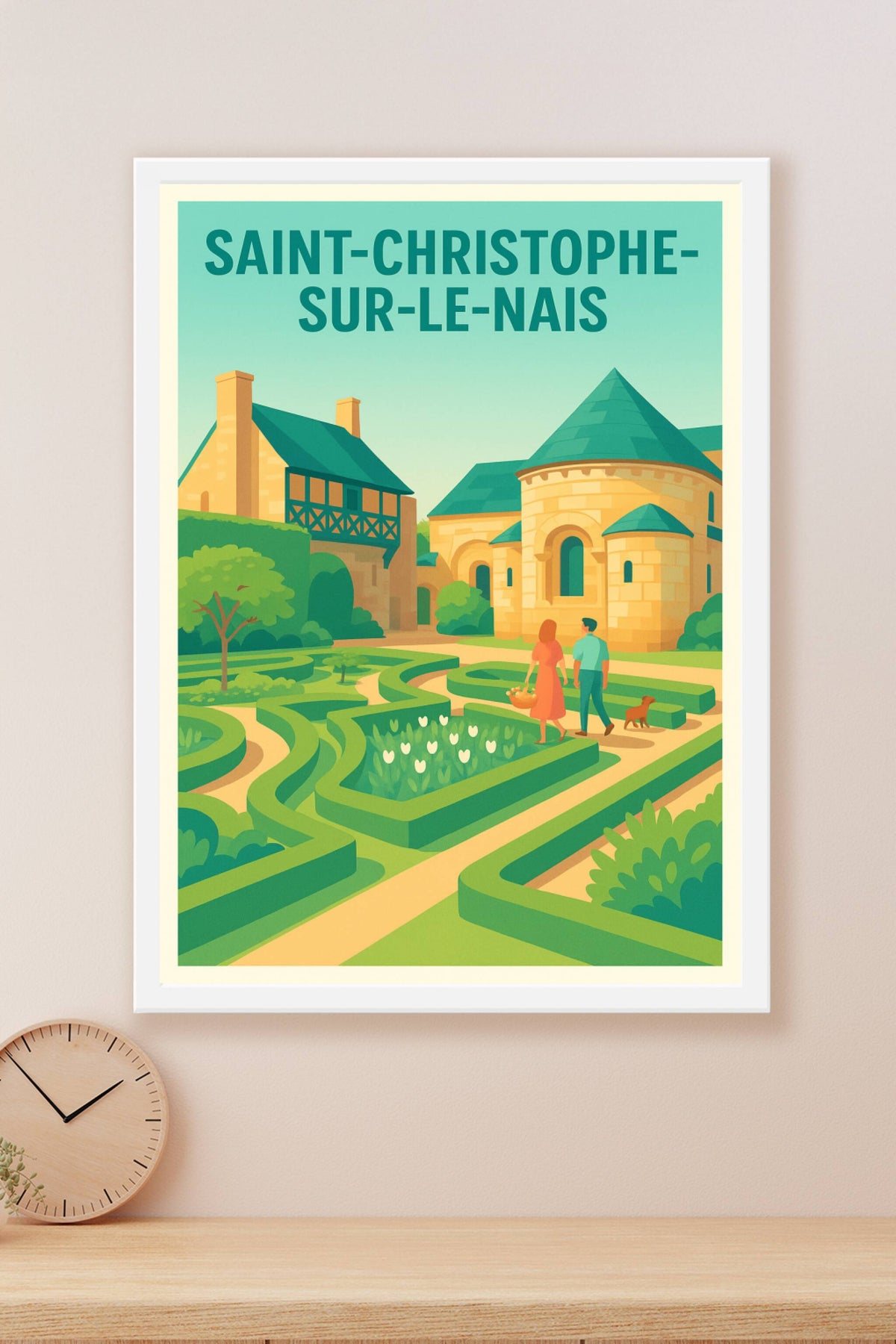 Affiche de Saint-Christophe-sur-le-Nais - Promenade bucolique au cœur d'un jardin d'exception