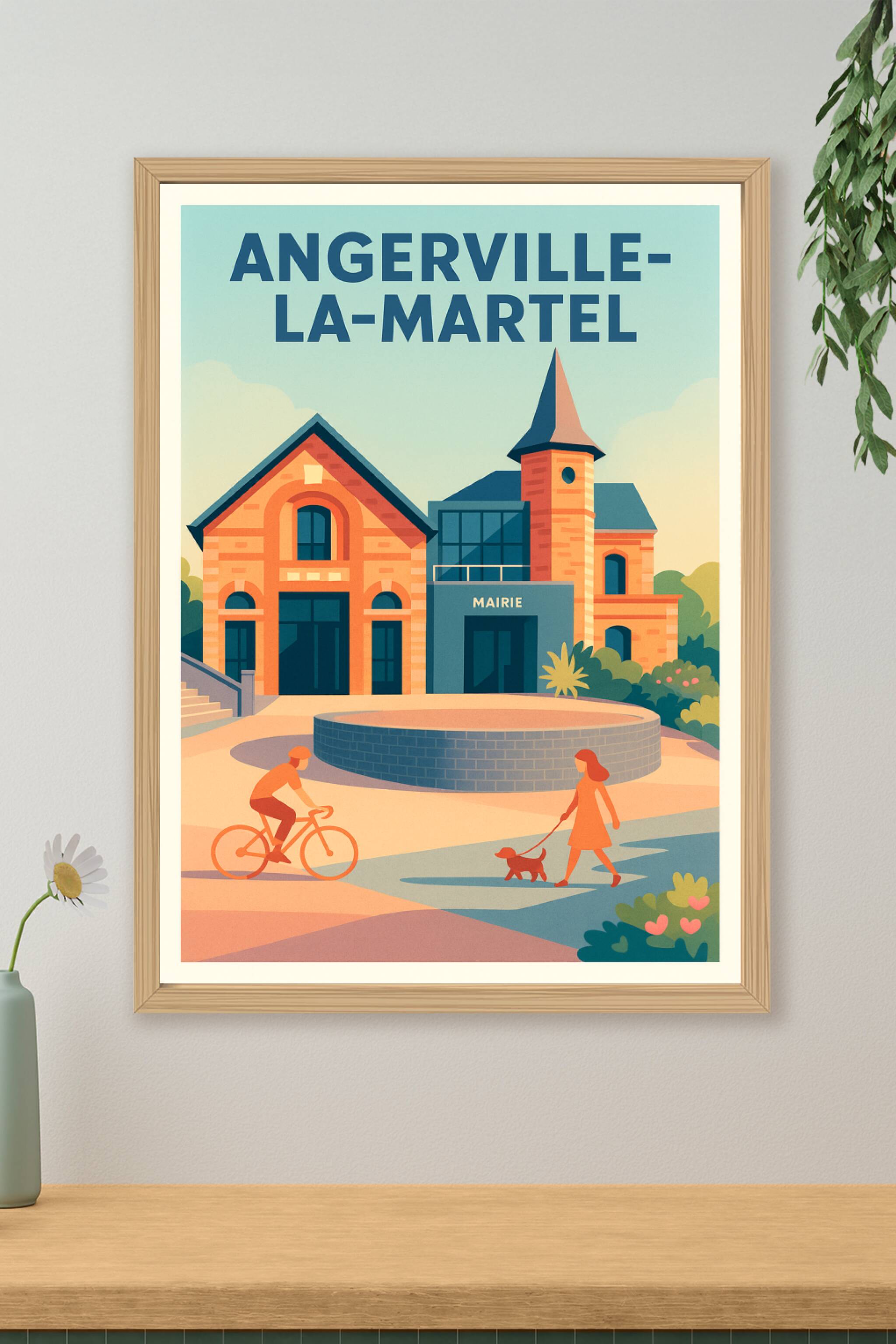 Affiche de Angerville-la-Martel - Charme et sérénité au cœur du village