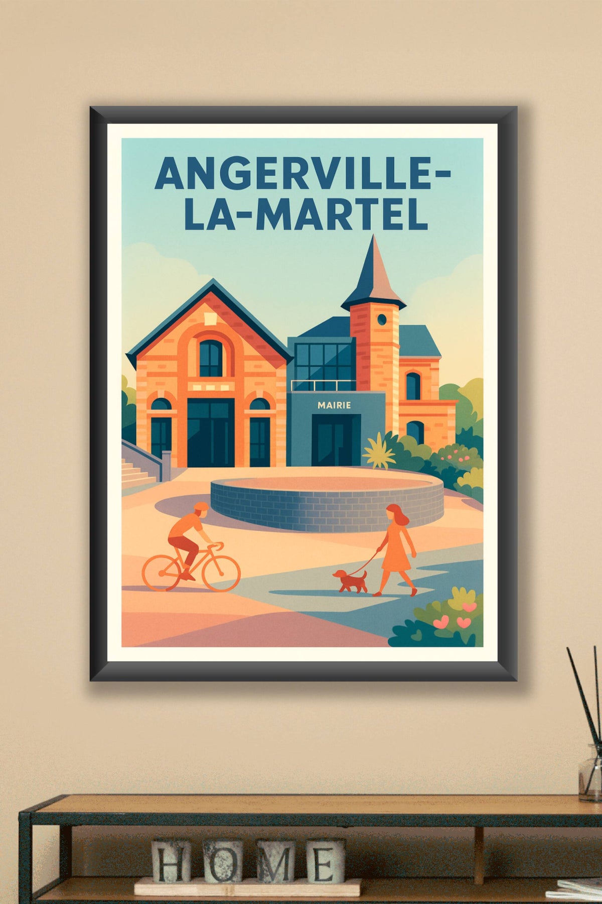 Affiche de Angerville-la-Martel - Charme et sérénité au cœur du village