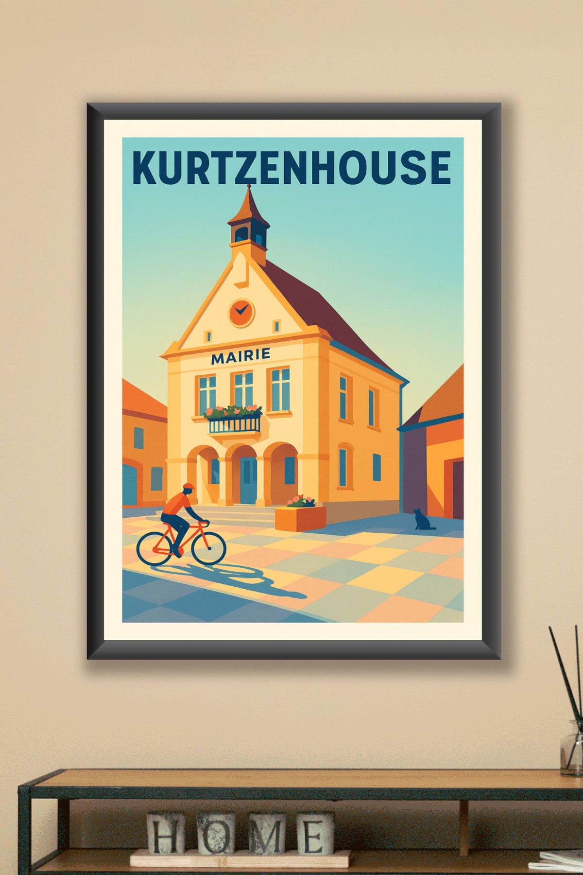 Affiche de Kurtzenhouse - L'élégance tranquille de la mairie