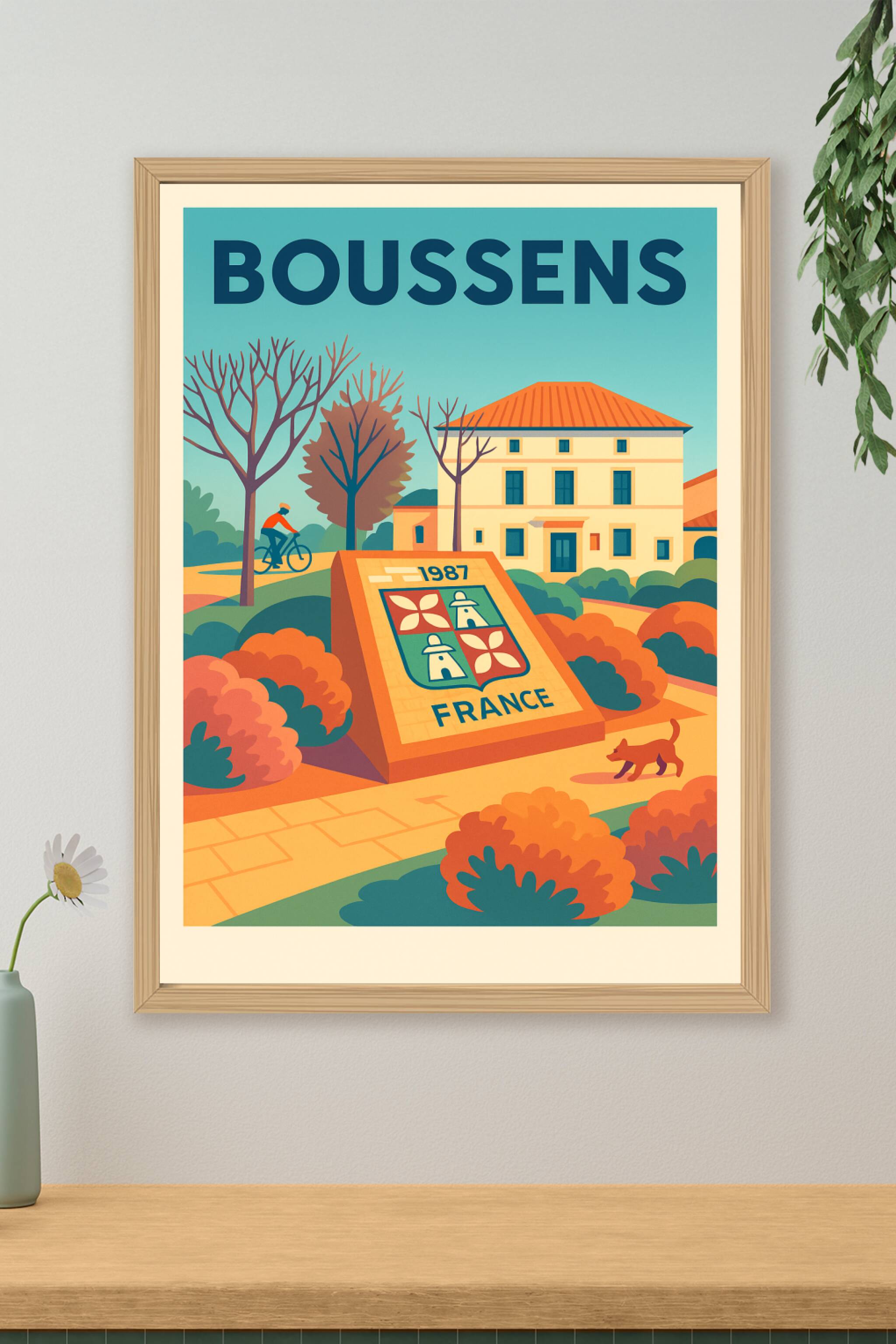Affiche de Boussens - Charme et Sérénité du Sud-Ouest