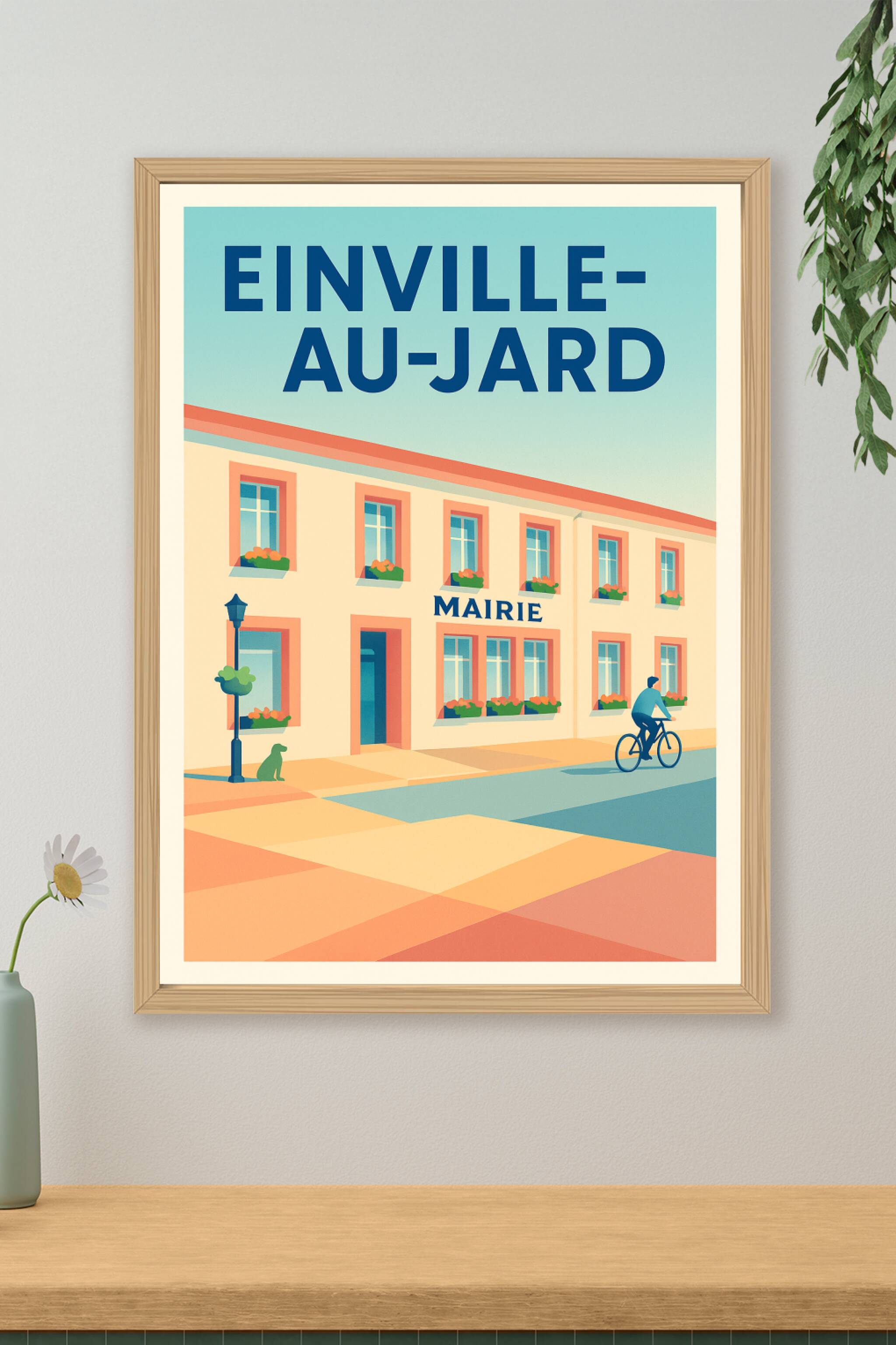 Affiche de Einville-au-Jard - Charme et tranquillité au cœur du village